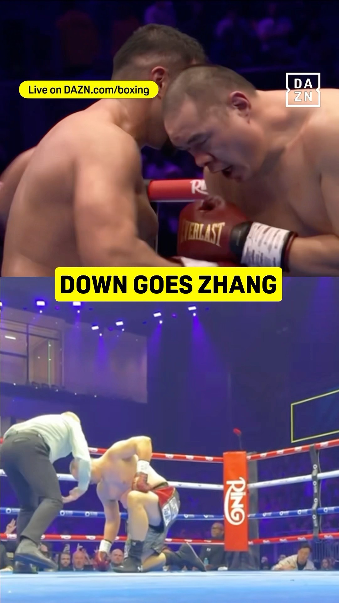 The battle between Agit Kabayel and Zhilei Zhang 👊 #shorts – YouTube