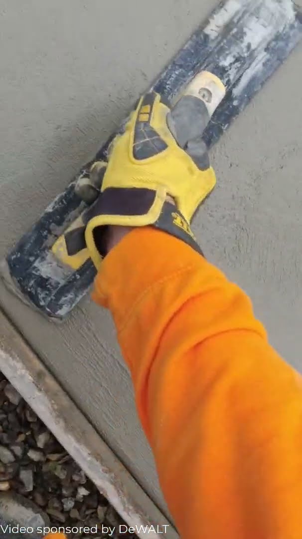 Watch How Easy Concrete Finishing Can Be With The Right Tools! #shorts – YouTube