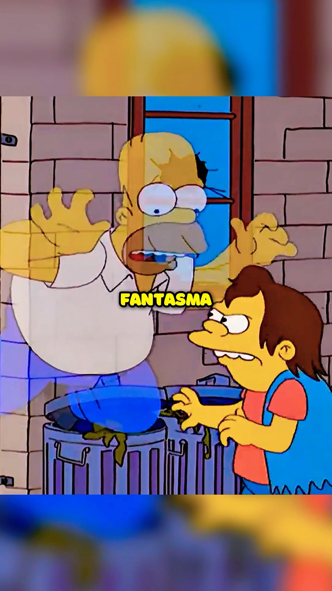 Homero se convirtió en fantasma #shorts – YouTube
