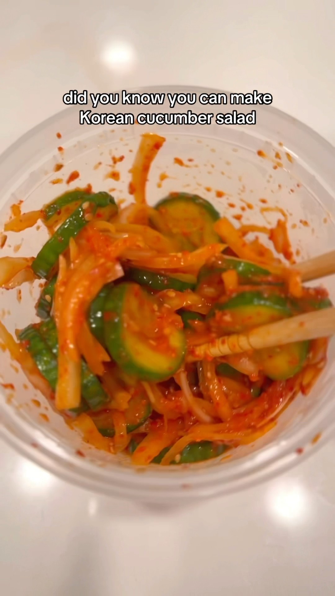 the BEST korean cucumber salad recipe #shorts – YouTube