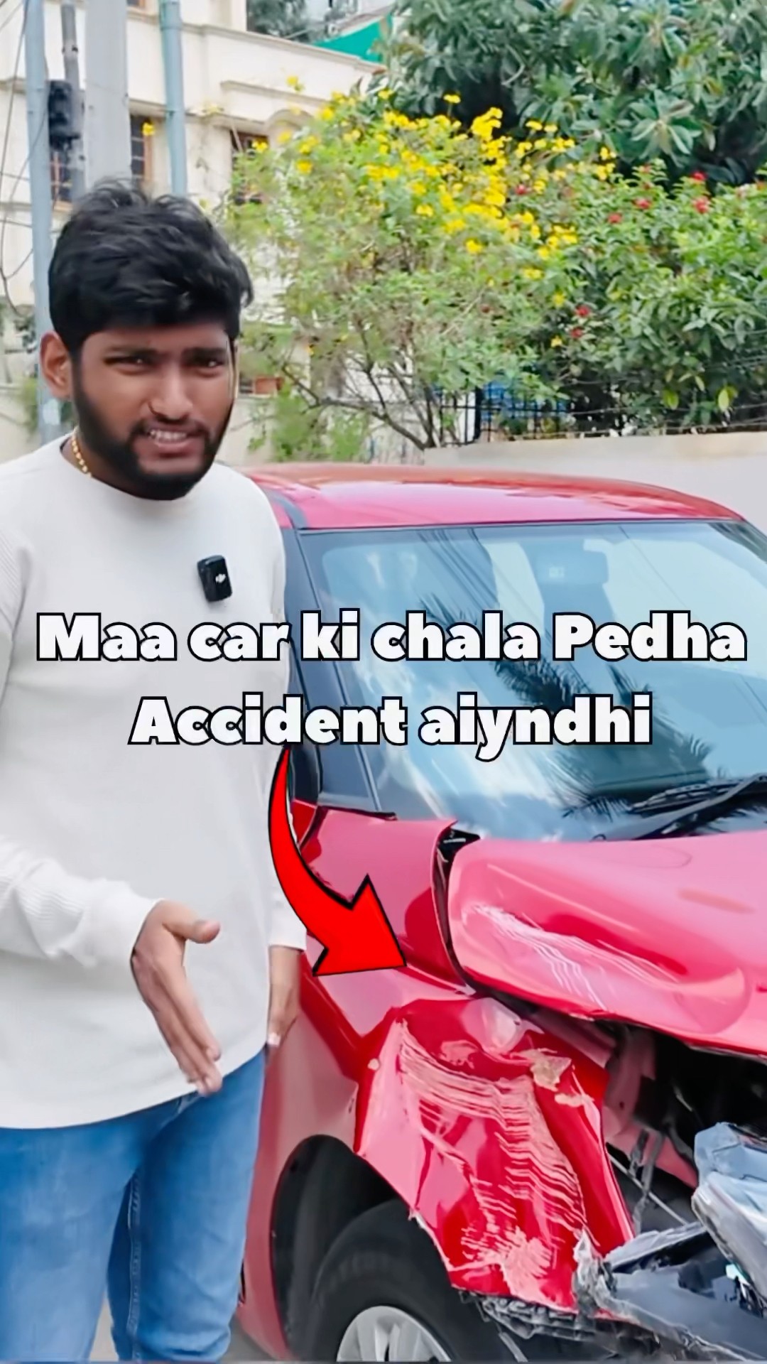 Maa car ki accident aiyndhi #hyderabad #car #funny #trending #shorts – YouTube