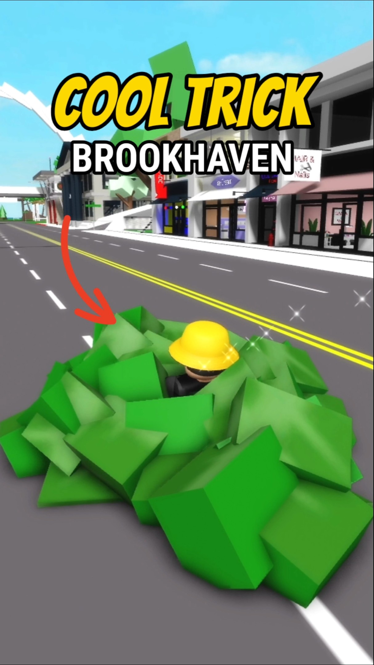 COOL TRICK LEAF CAR Di Brookhaven #shorts – YouTube