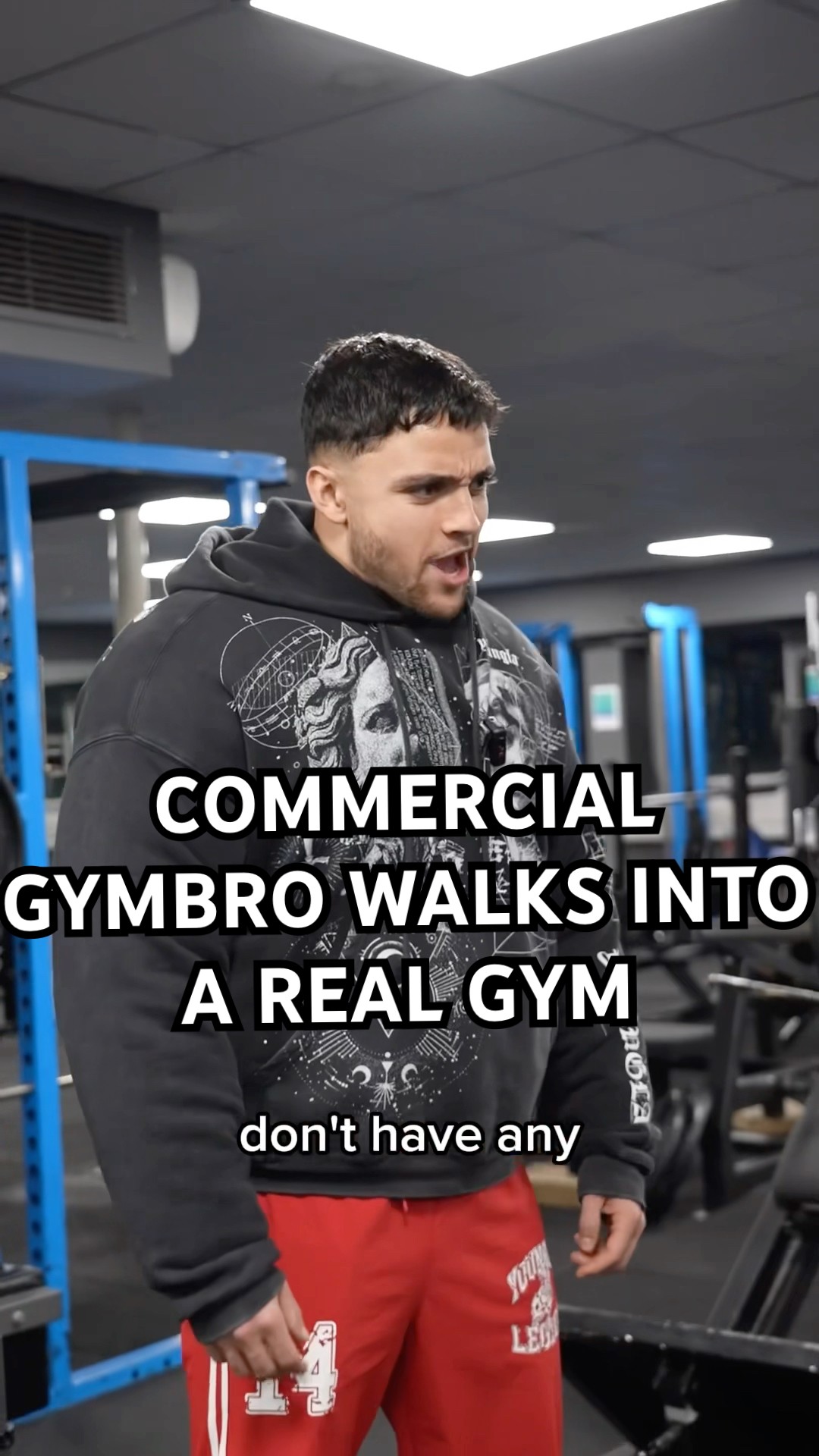 COMMERCIAL GYMBRO GETS HUMBLED #shorts #short #viral #gym #fitness – YouTube