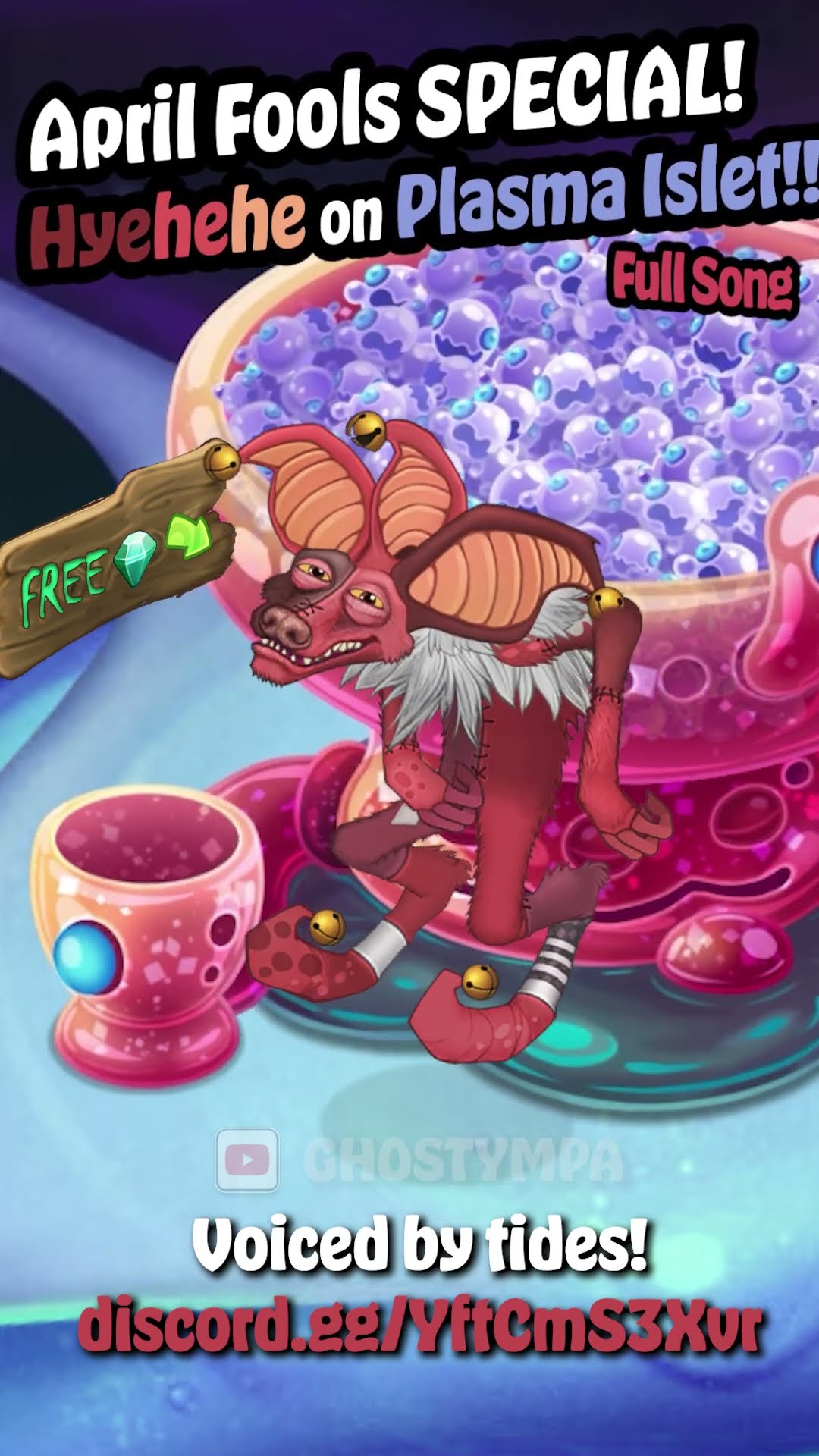 HYEHEHE on Plasma Islet (April Fools) [My Singing Monsters] #shorts – YouTube