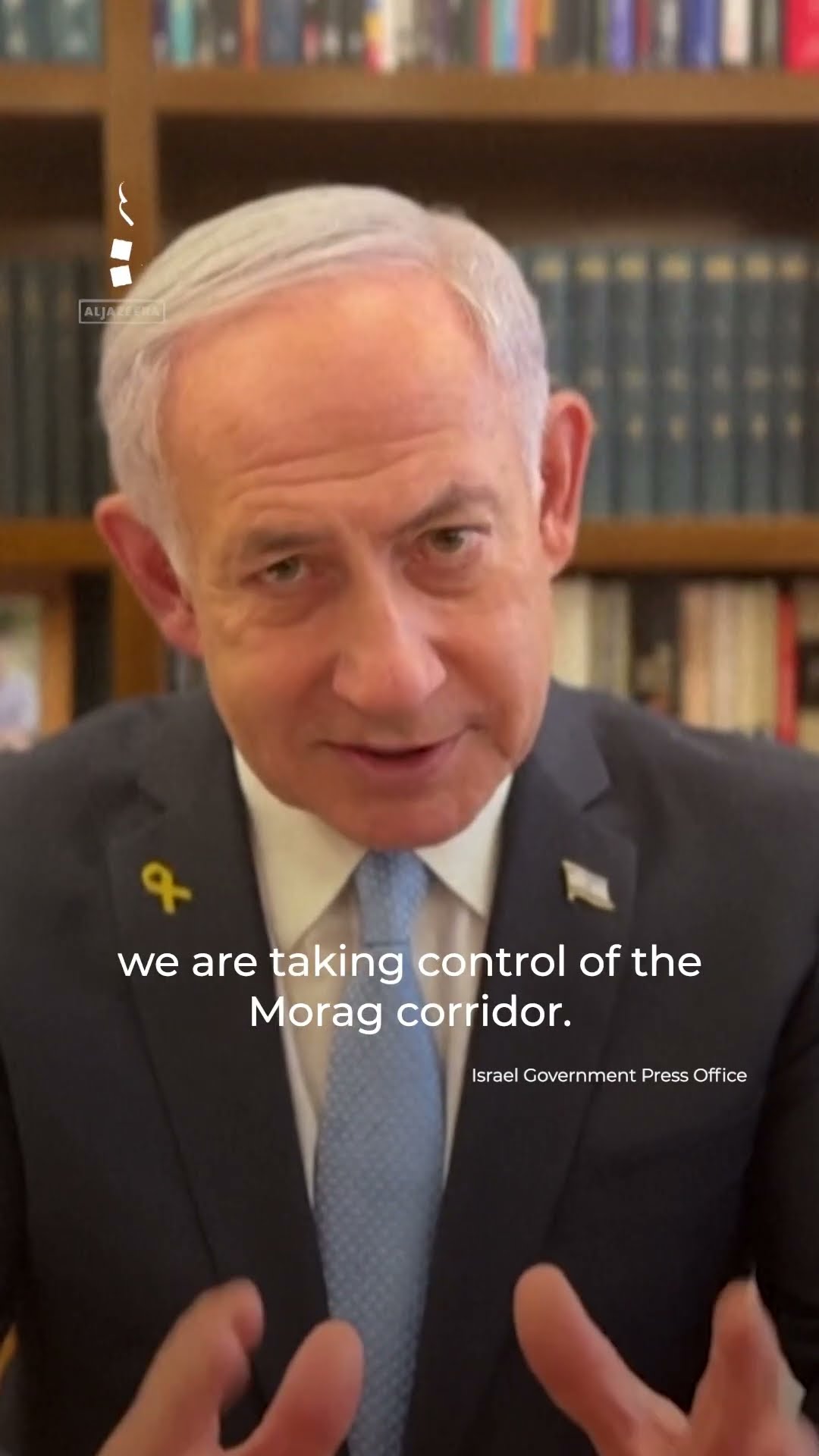 Netanyahu: Israel is ‘dissecting the Gaza Strip’ | AJ #shorts – YouTube