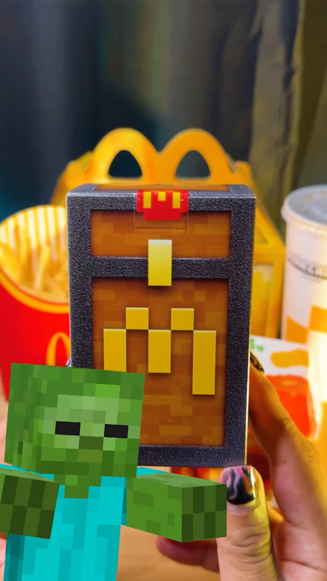 ABRÍENDO CAJITA FELIZ de MINECRAFT! #shorts  #minecraft – YouTube