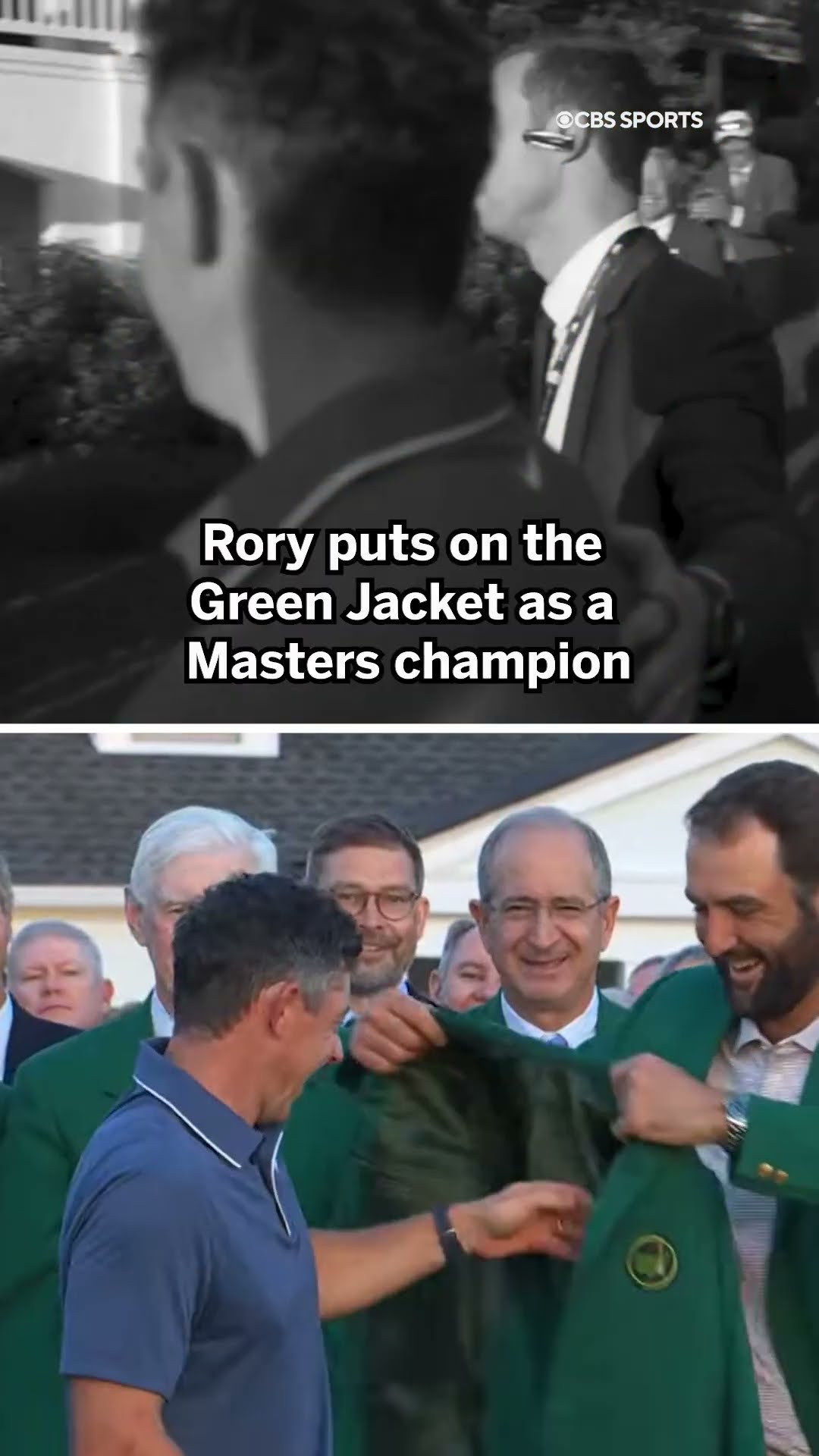 Rory puts on the Green Jacket as a Masters champion #themasters #shorts – YouTube