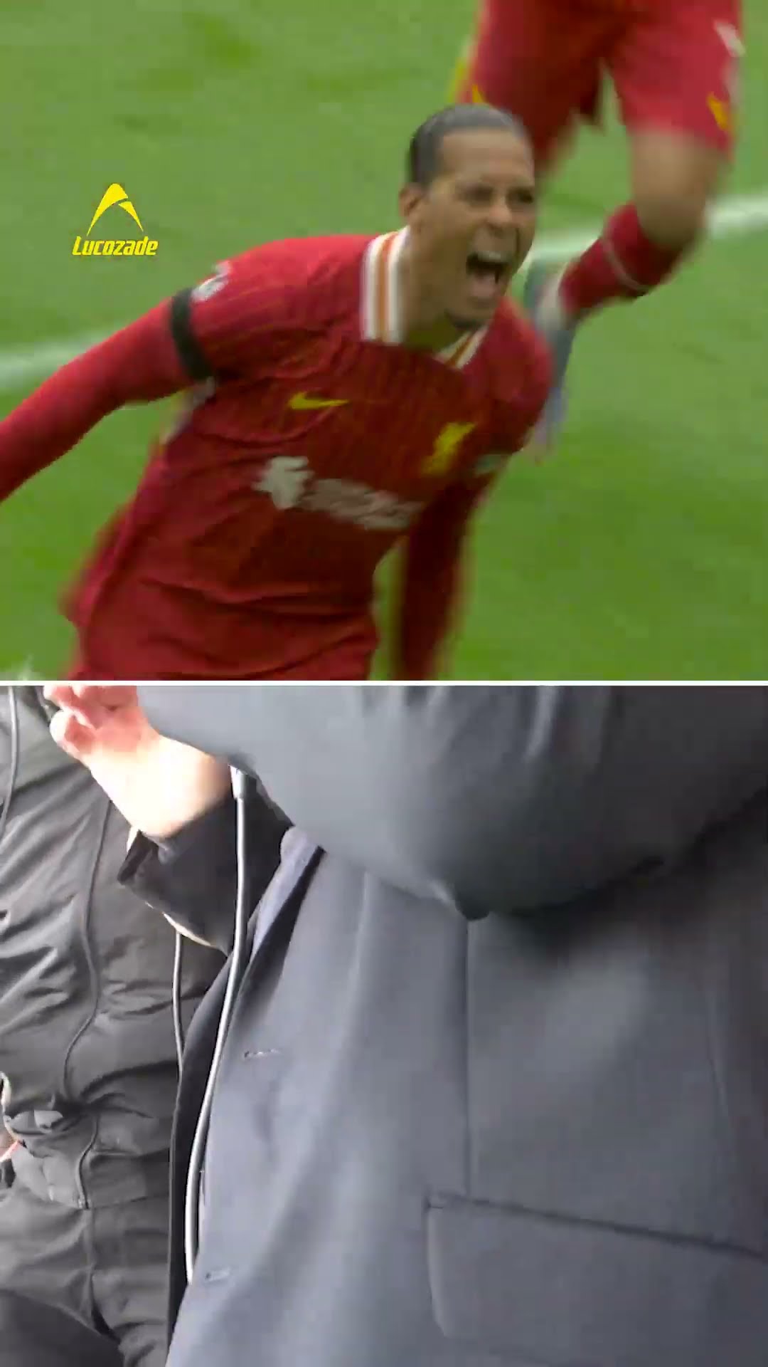Commentary Camera Reaction To Van Dijk's LATE Winner! – YouTube
