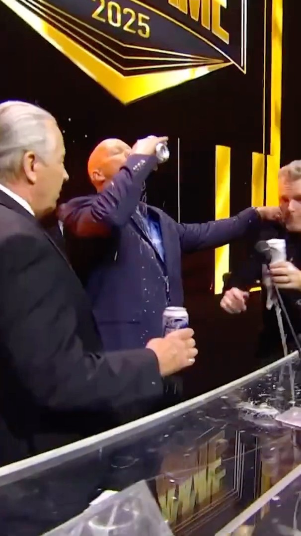 There’s no better way to celebrate Bret Hart and Steve Austin's “WWE Immortal Moment” 🍻 #WWEHOF – YouTube