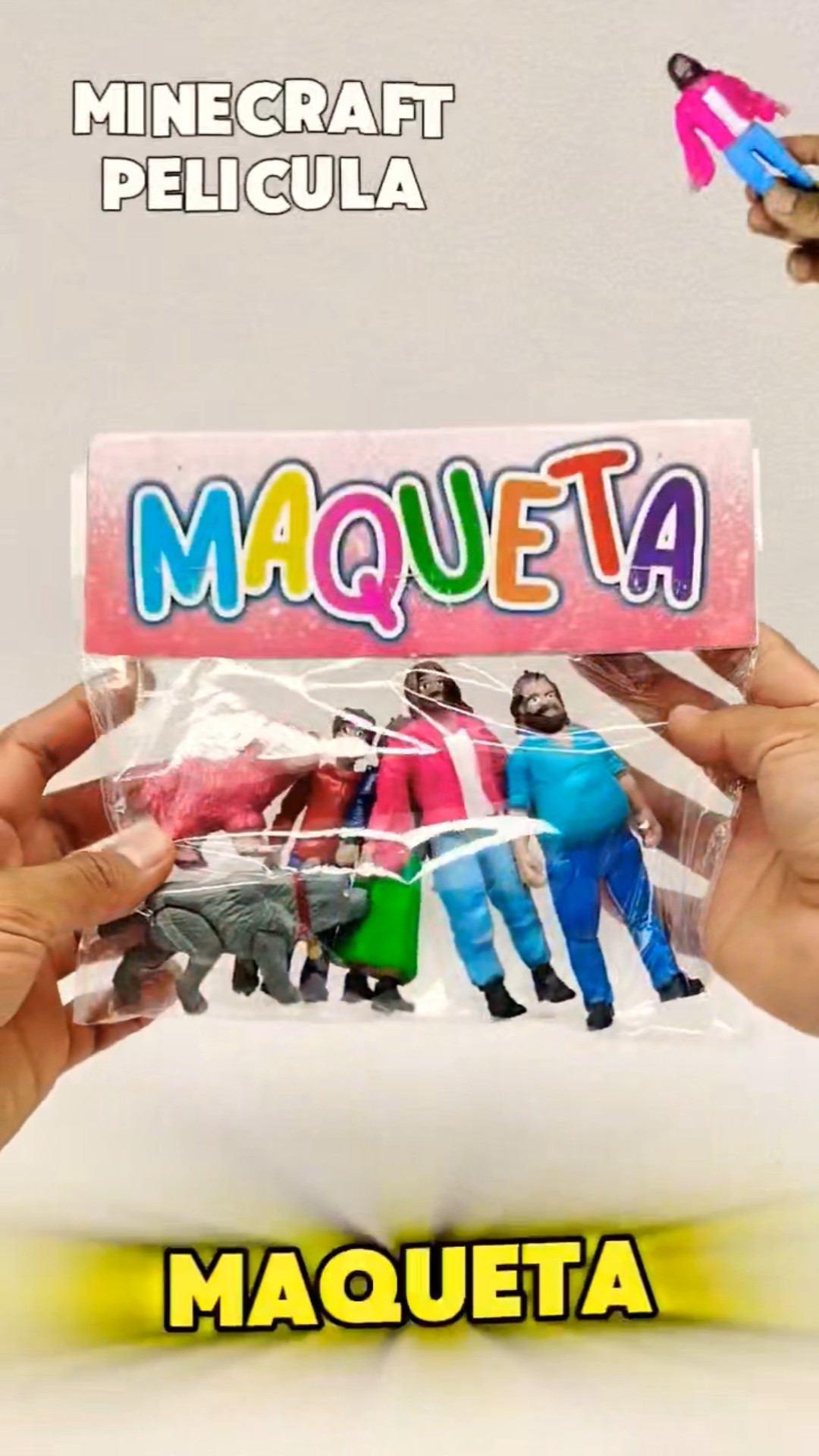 VEAMOS ESTAS FIGURAS MINECRAFT PELICULA SON DEL TIANGUIS #Shorts – YouTube