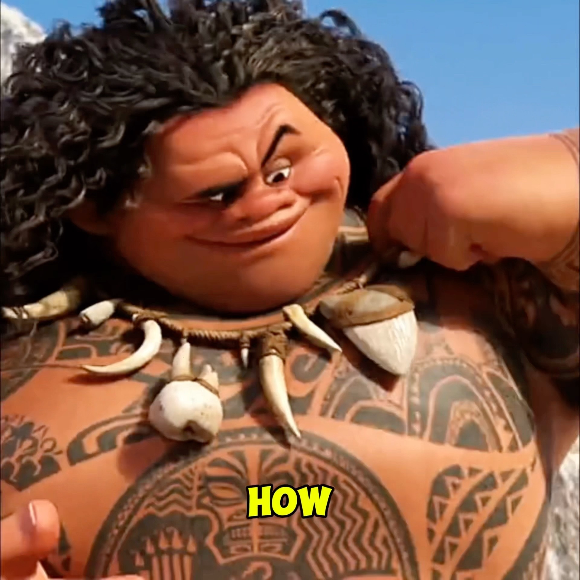 How did Maui get MINI MAUI Tattoo? MOANA 2… #shorts – YouTube