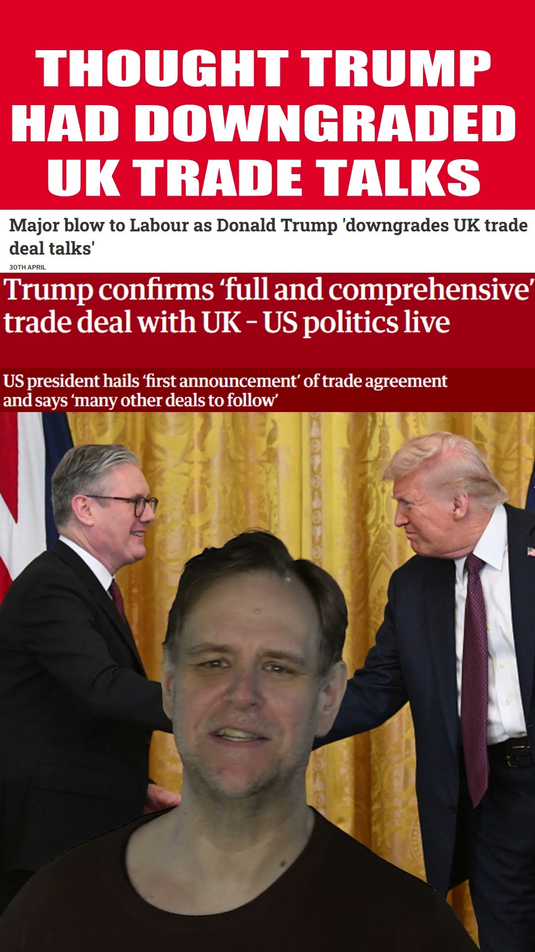 Trump Agrees to UK Trade Terms #shorts – YouTube