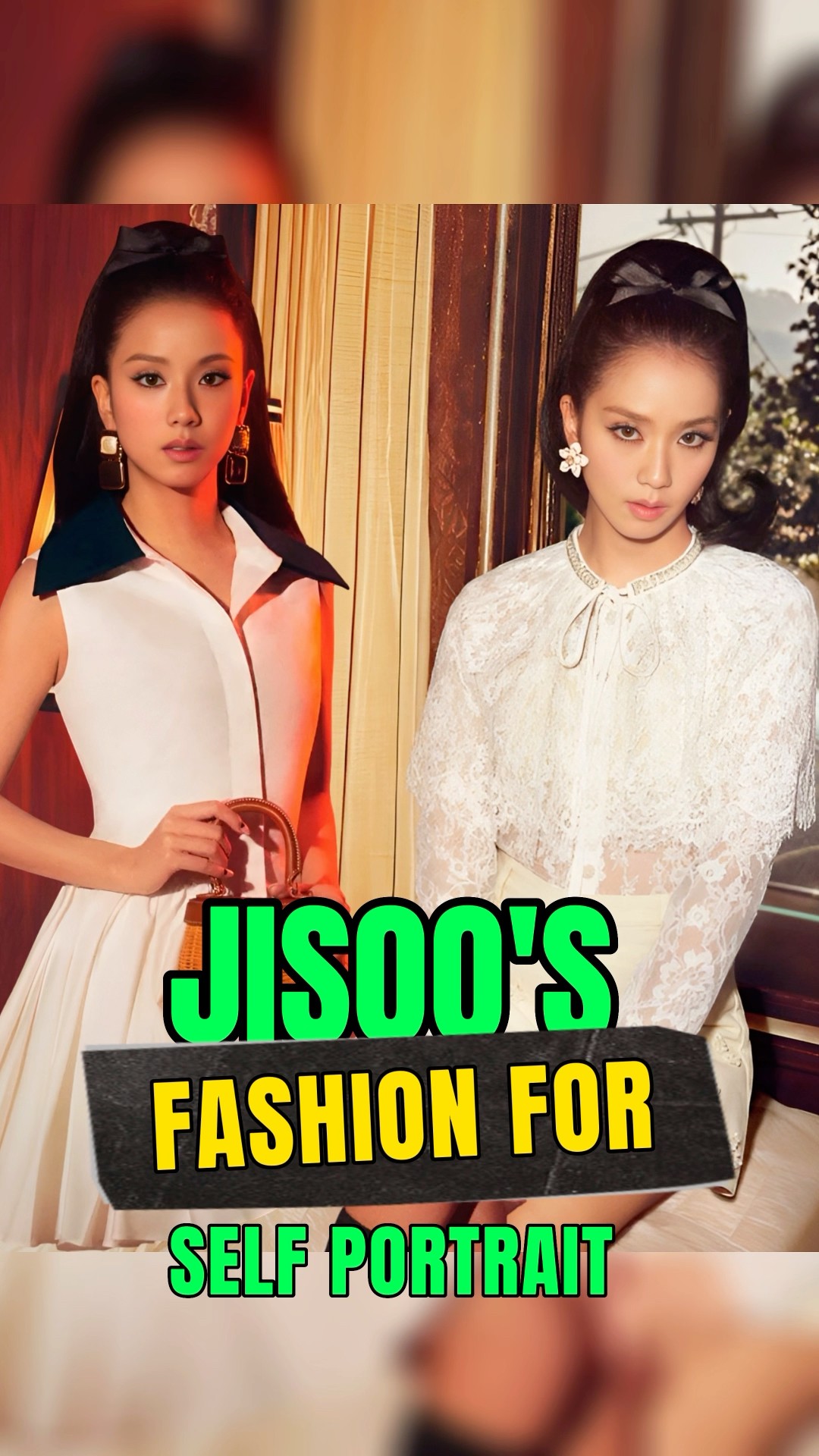 Jisoo’s Fashion For Self Portrait #jisoo  #shorts #kpop – YouTube