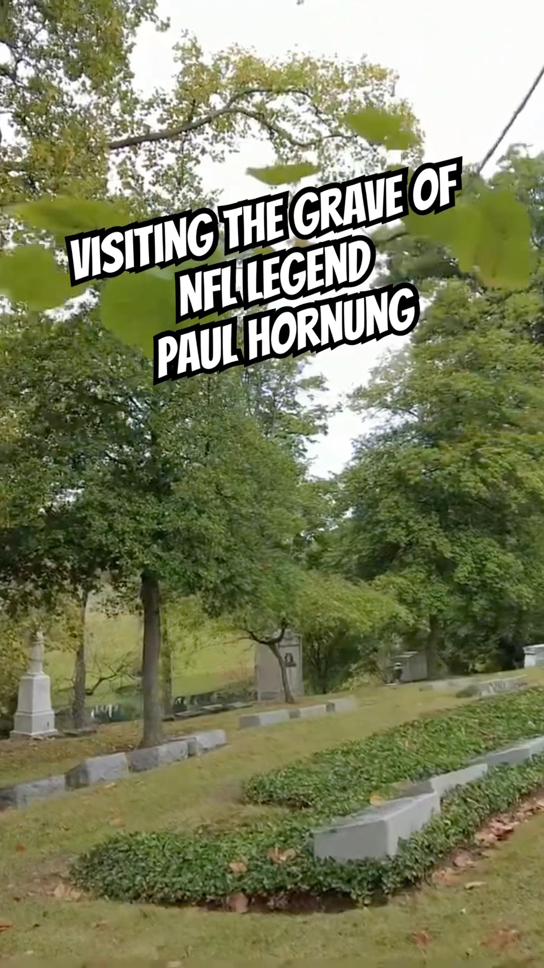 Visiting the grave of NFL legend Paul Hornung #shorts – YouTube