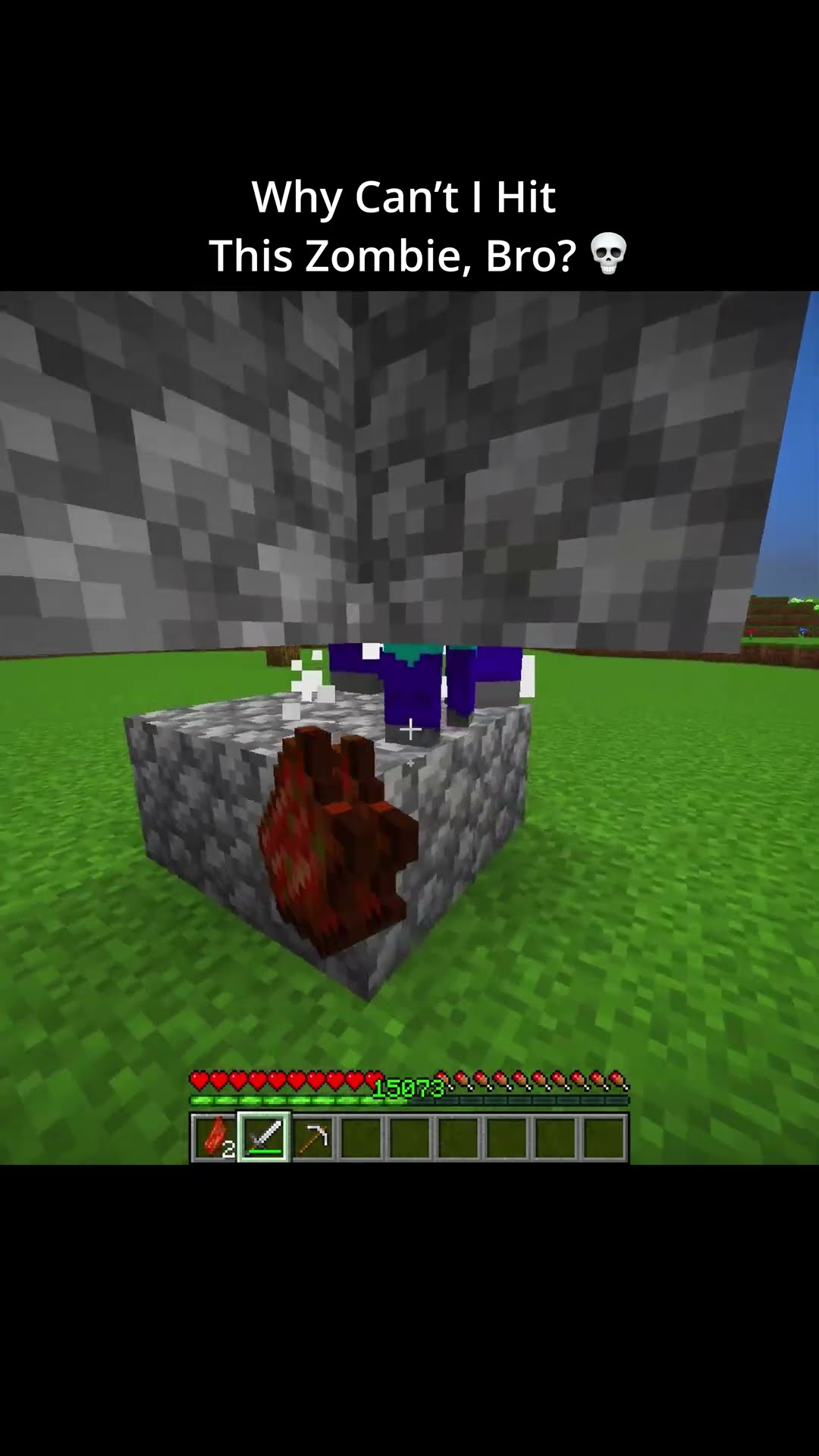 Why Can’t I Hit This Zombie, Bro? 💀 #shorts – YouTube