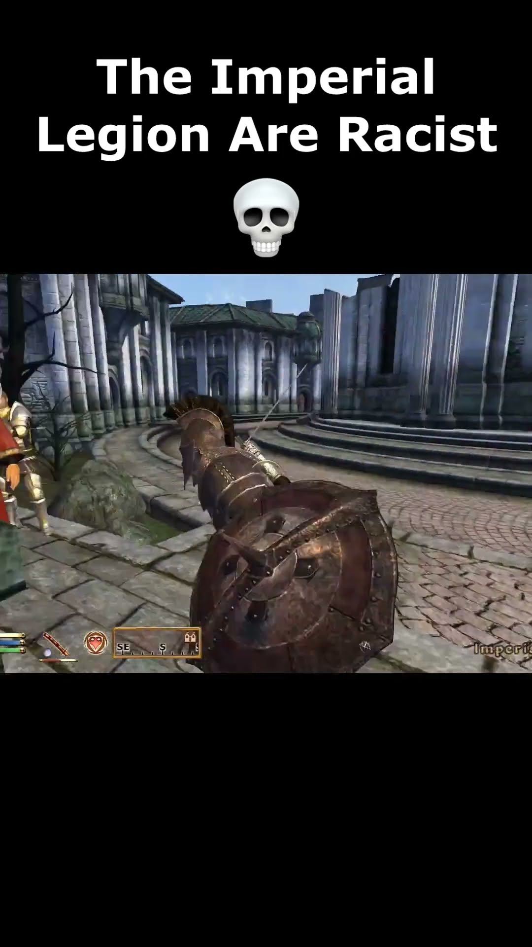 The Imperial Legion Are Racist 💀 #skyrim #oblivionremake #elderscrolls #shorts – YouTube