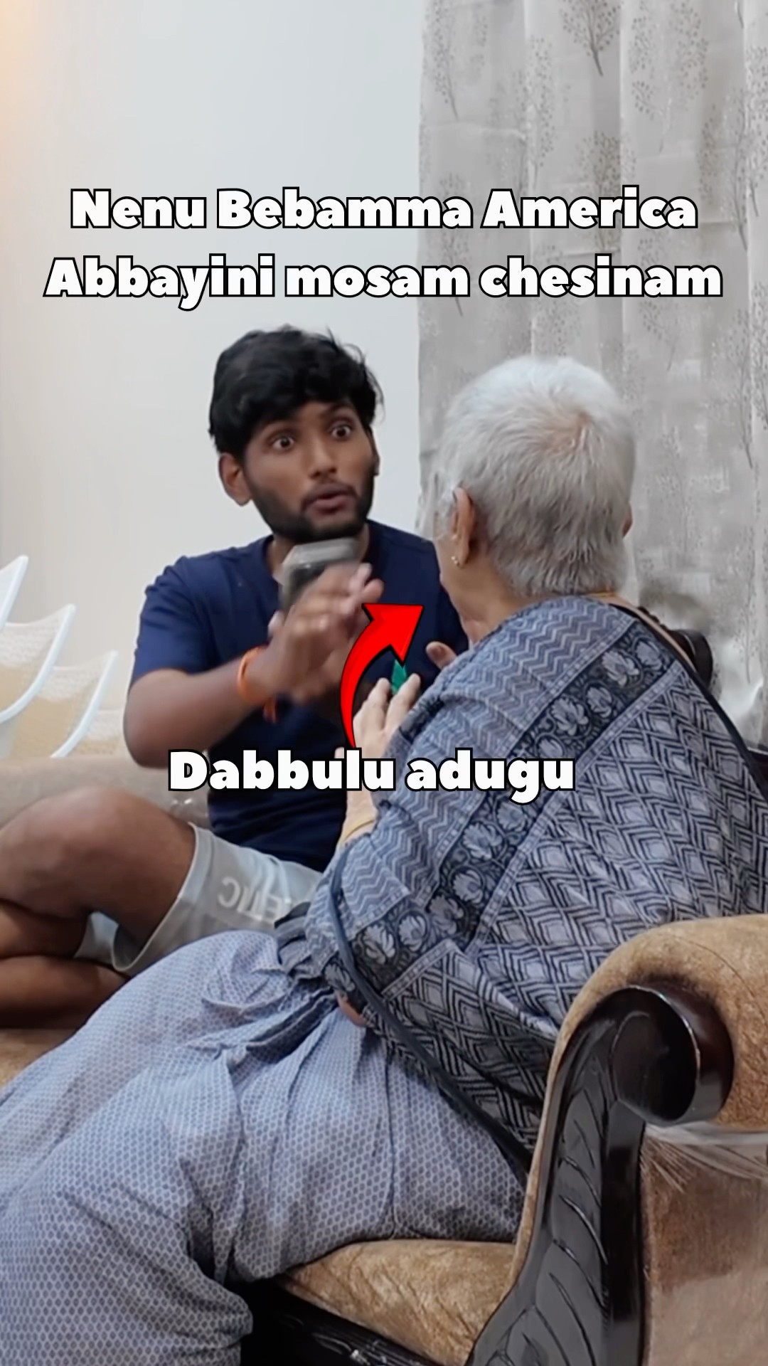 Nenu bebamma America abbaayini mosam chesam #grandma #prank #funny #trending #shorts – YouTube
