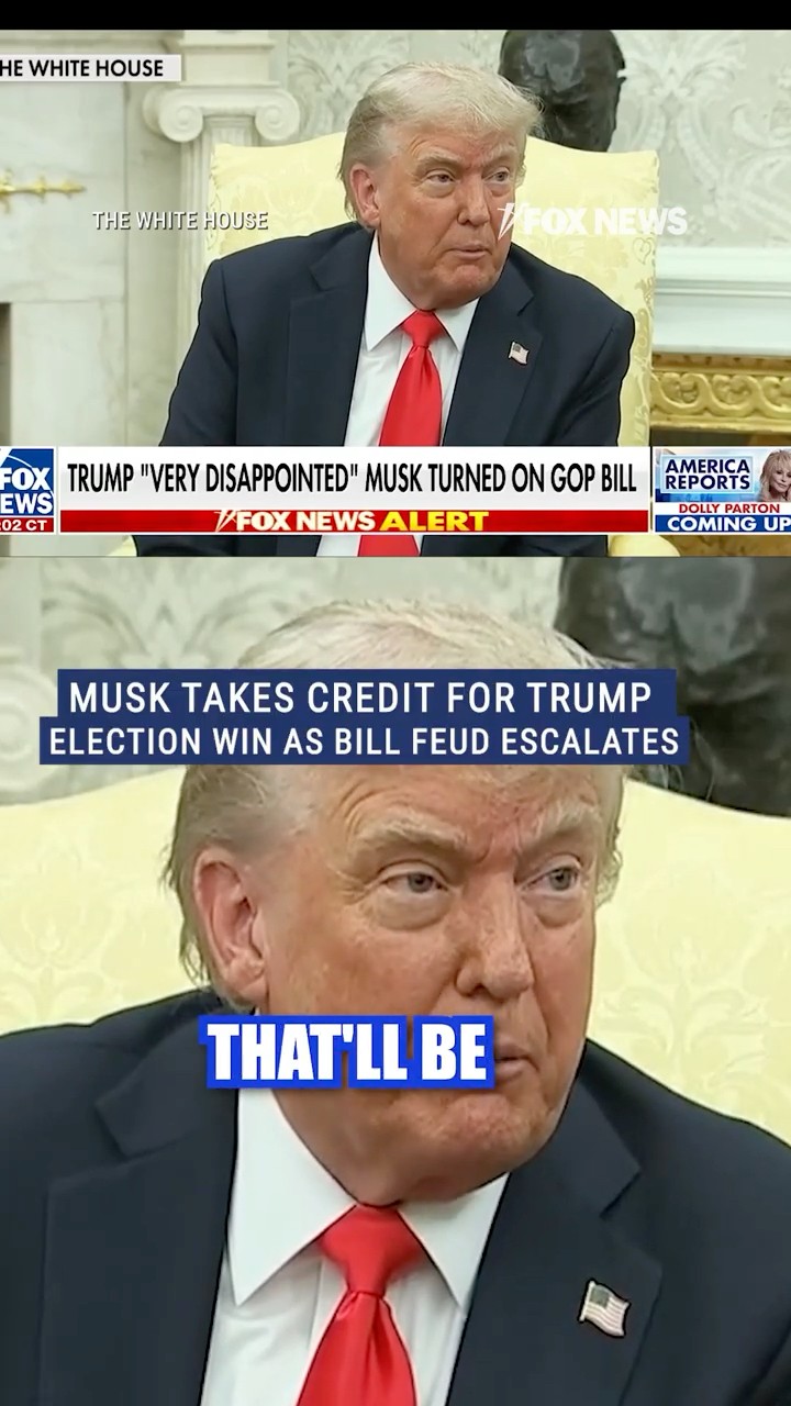 Musk escalates Trump bill feud with bold election claim #foxnews #usa #shorts #politics #tesla – YouTube