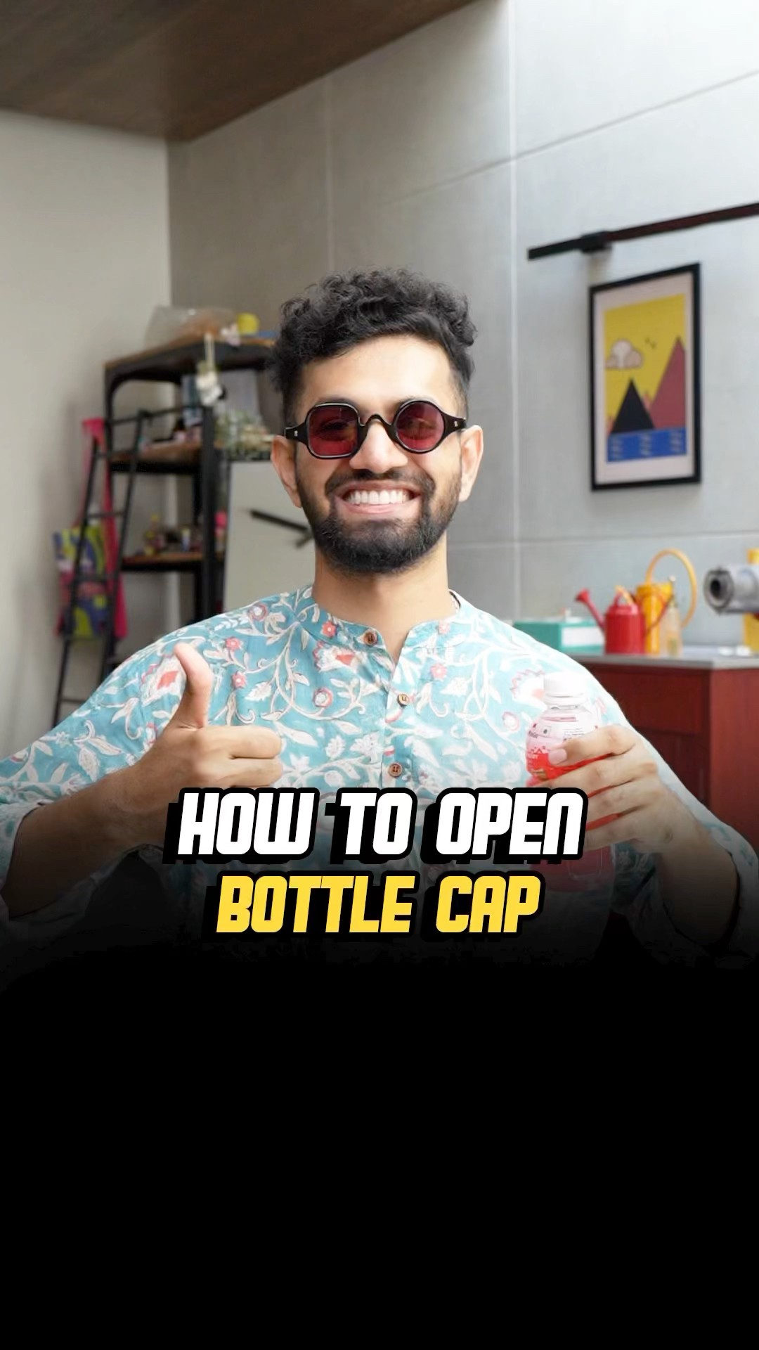 How to Open a Bottle Cap 😳😅 #shorts #tutorial – YouTube