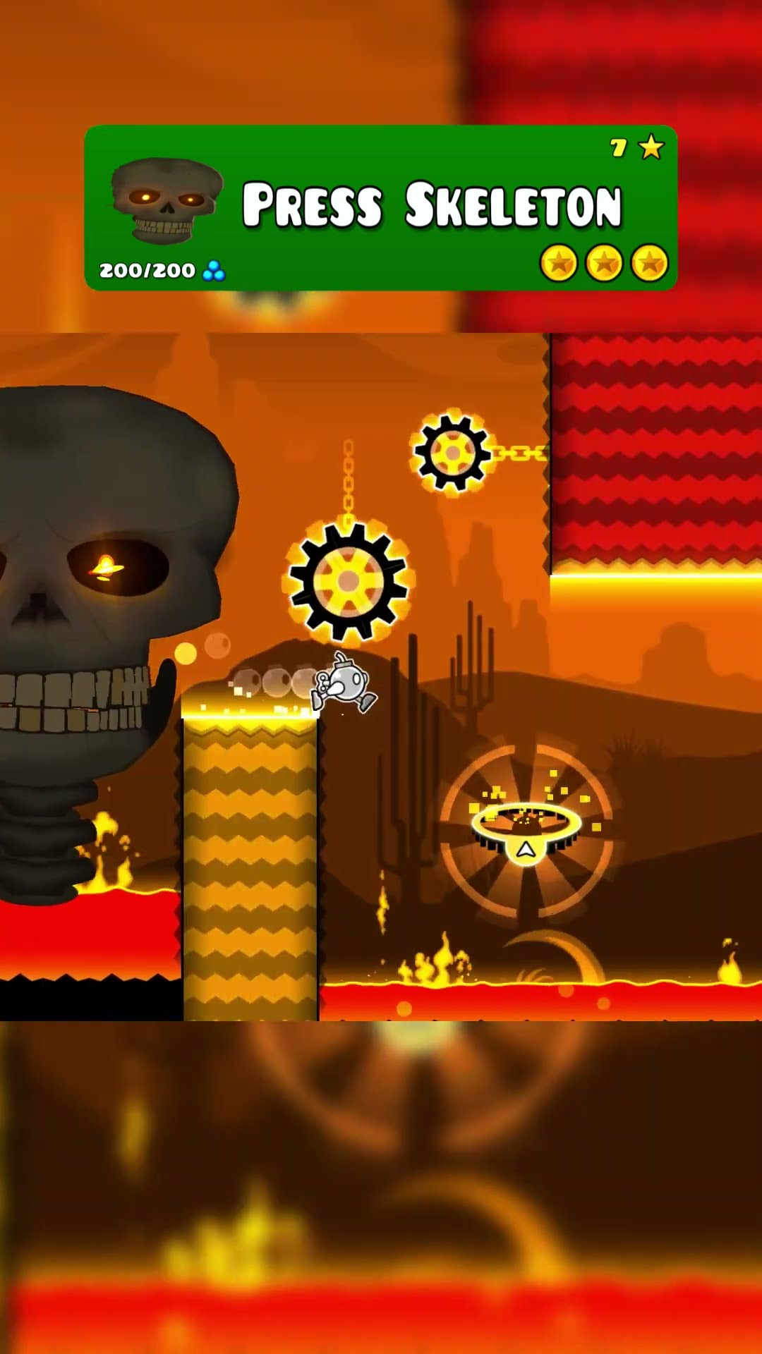 Press Start Jumpscare – Geometry Dash 2.2 #shorts – YouTube