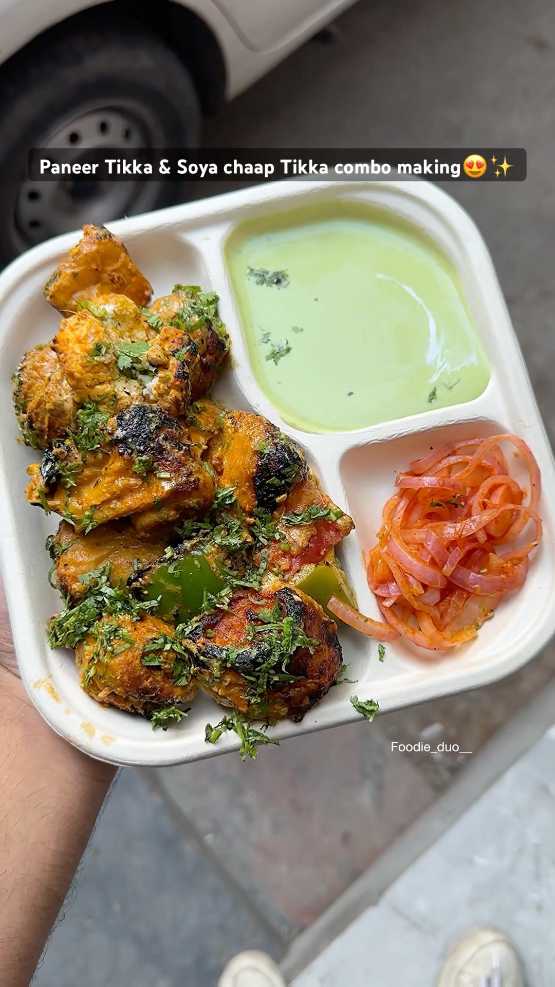 PANEER TIKKA & SOYA CHAAP COMBO😍✨| #paneertikka #shorts #food – YouTube
