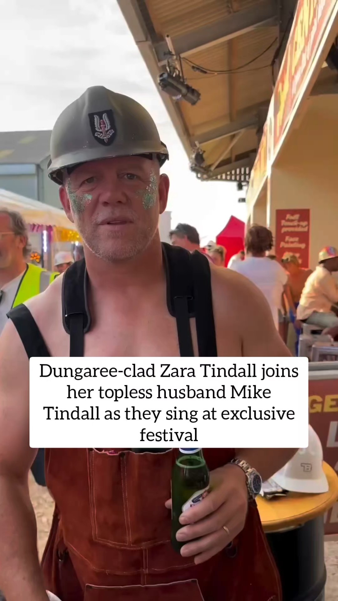 #MikeTindall and #ZaraTindall hit private festival as hilarious video released #shorts – YouTube