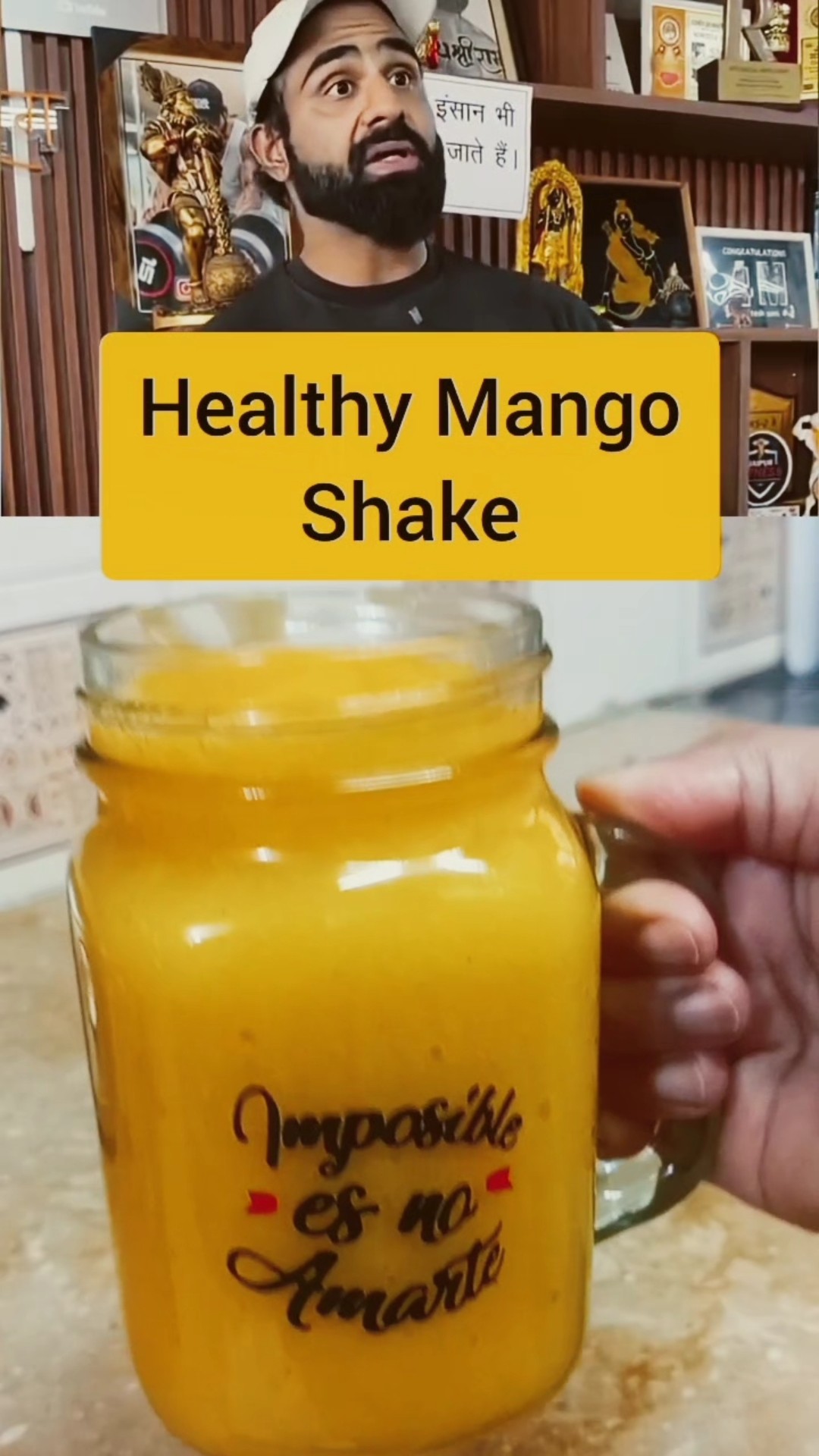 Healthy Mango Shake Recipe by Nitesh Soni #food #mangoshake #shorts – YouTube