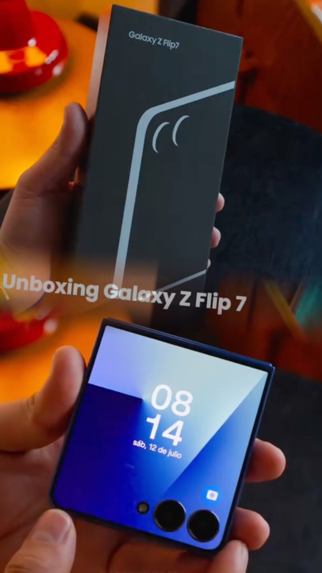 Galaxy Z Flip 7: Unboxing the BLUE. #shorts – YouTube