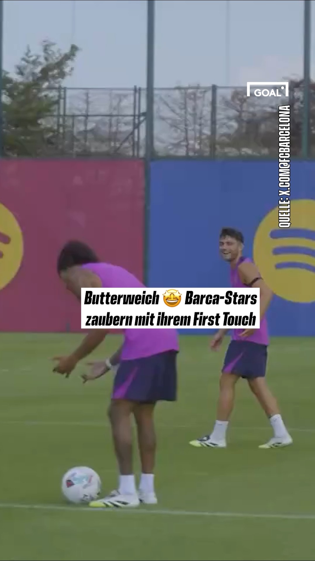 Da wird gezaubert🤩 #fcbarcelona #skills #firsttouch #laliga #pedri #robertlewandowski #shorts #barca – YouTube