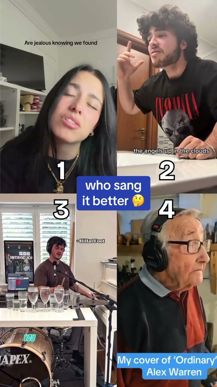 Who sang it better??  #shorts | Ordinary by Alex Warren 😍 – YouTube