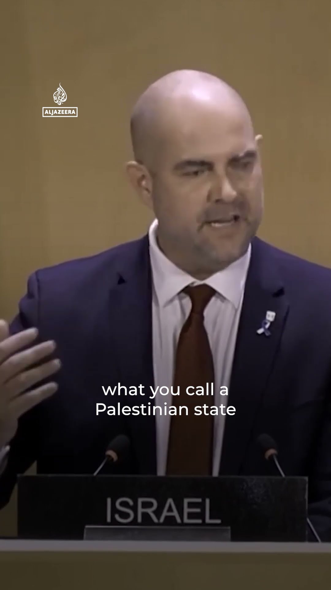 Leader of Israeli Knesset taunts UK, France over Palestinian state | AJ #shorts – YouTube