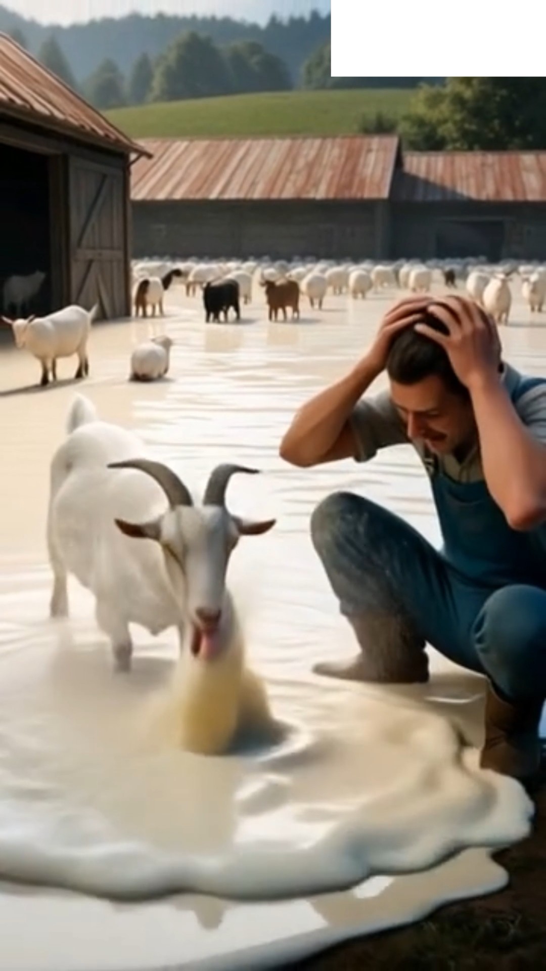 The Magical Goat That Flooded the Village with Milk!#moonhindianimation #shorts – YouTube