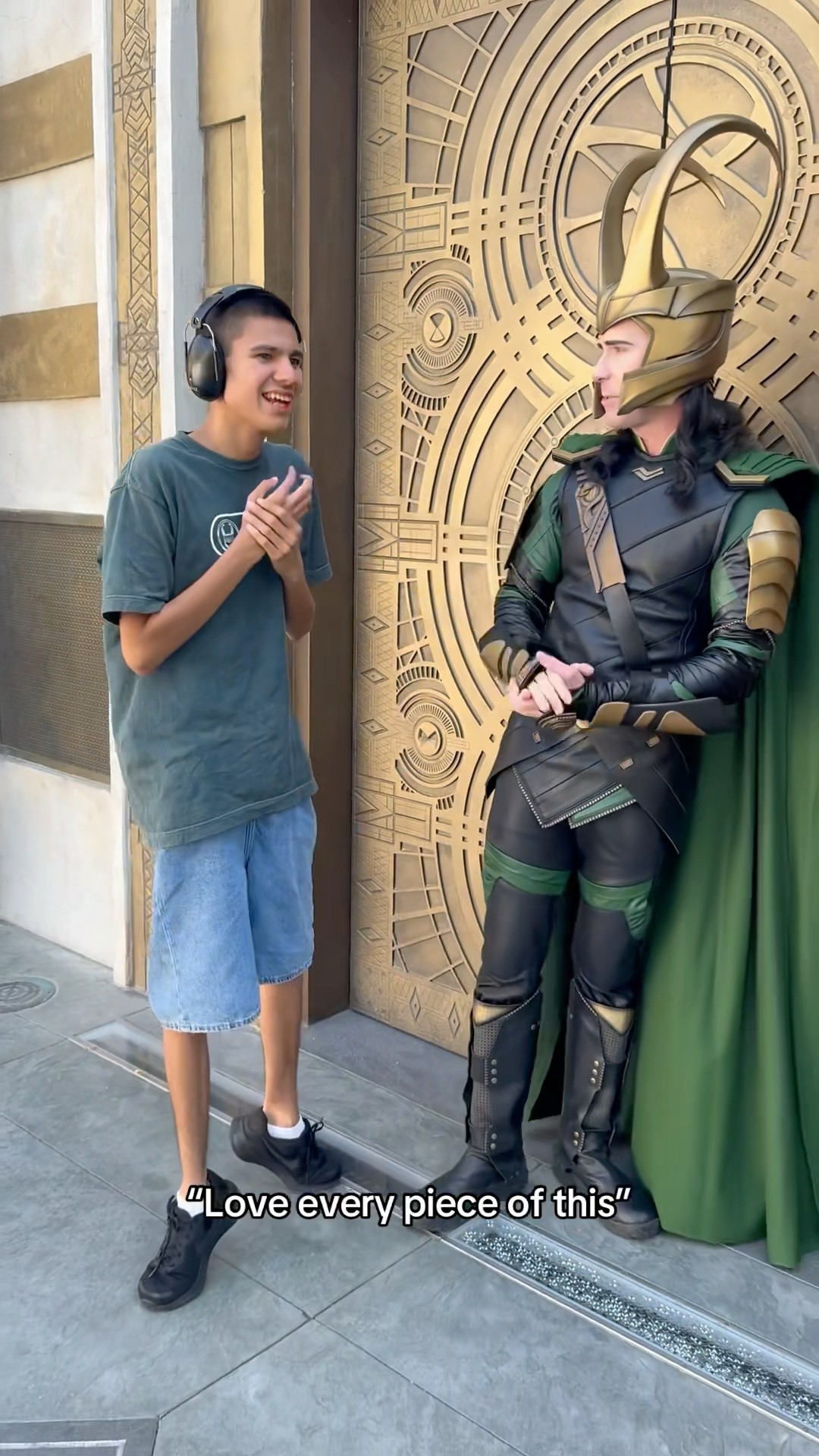Loki approving of Thomas’ shirt #shorts #disneyland #autism – YouTube