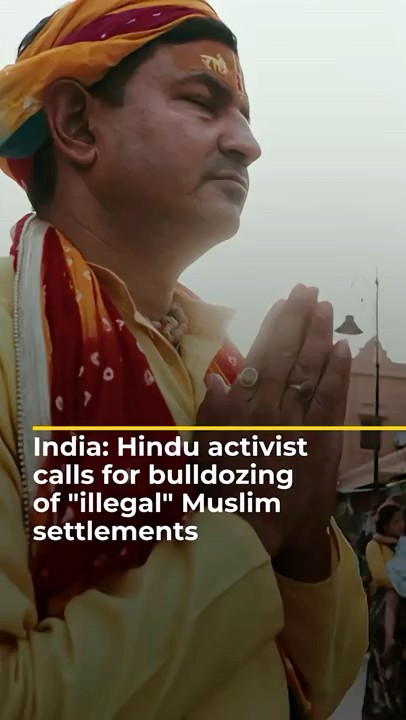 India: Hindu activist calls for bulldozing of “illegal” Muslim settlements | 101 East #shorts – YouTube