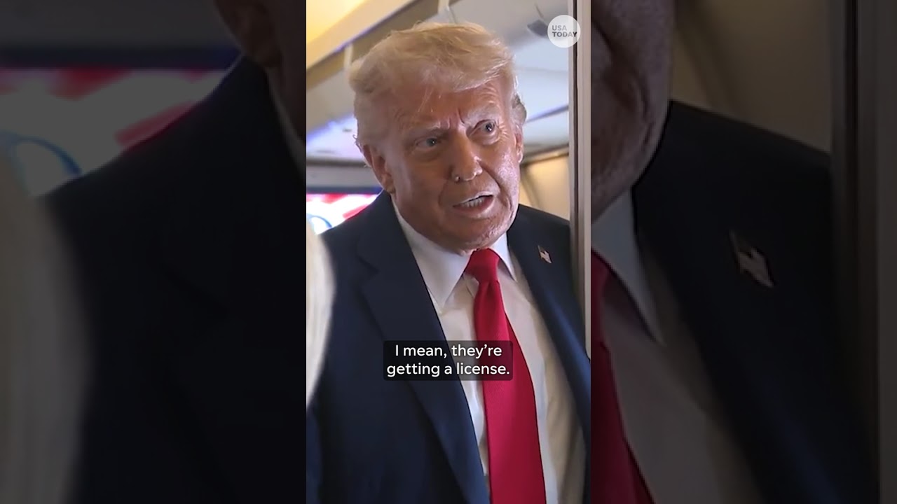 Trump says FCC should consider bias against him in TV licensing #Shorts – YouTube