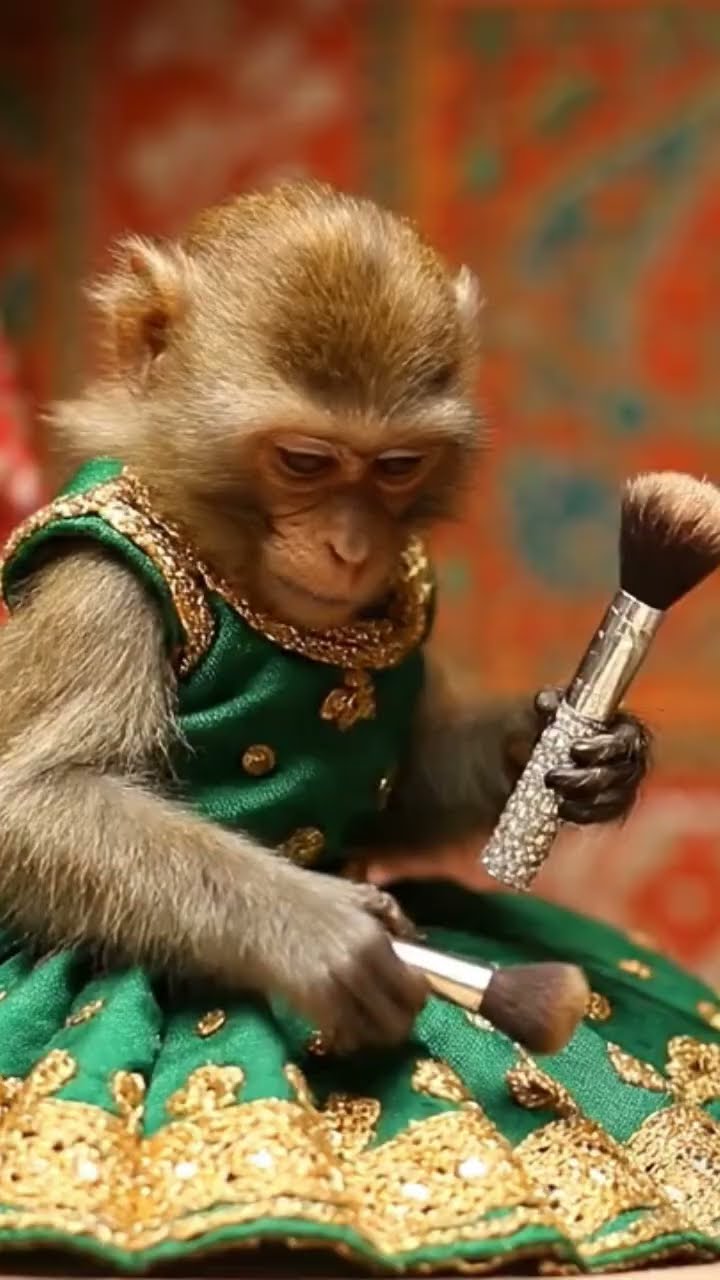 😱 Monkey Doing Makeup 💄🐒 Funniest Transformation Ever #Shorts 24 September 2025 – YouTube