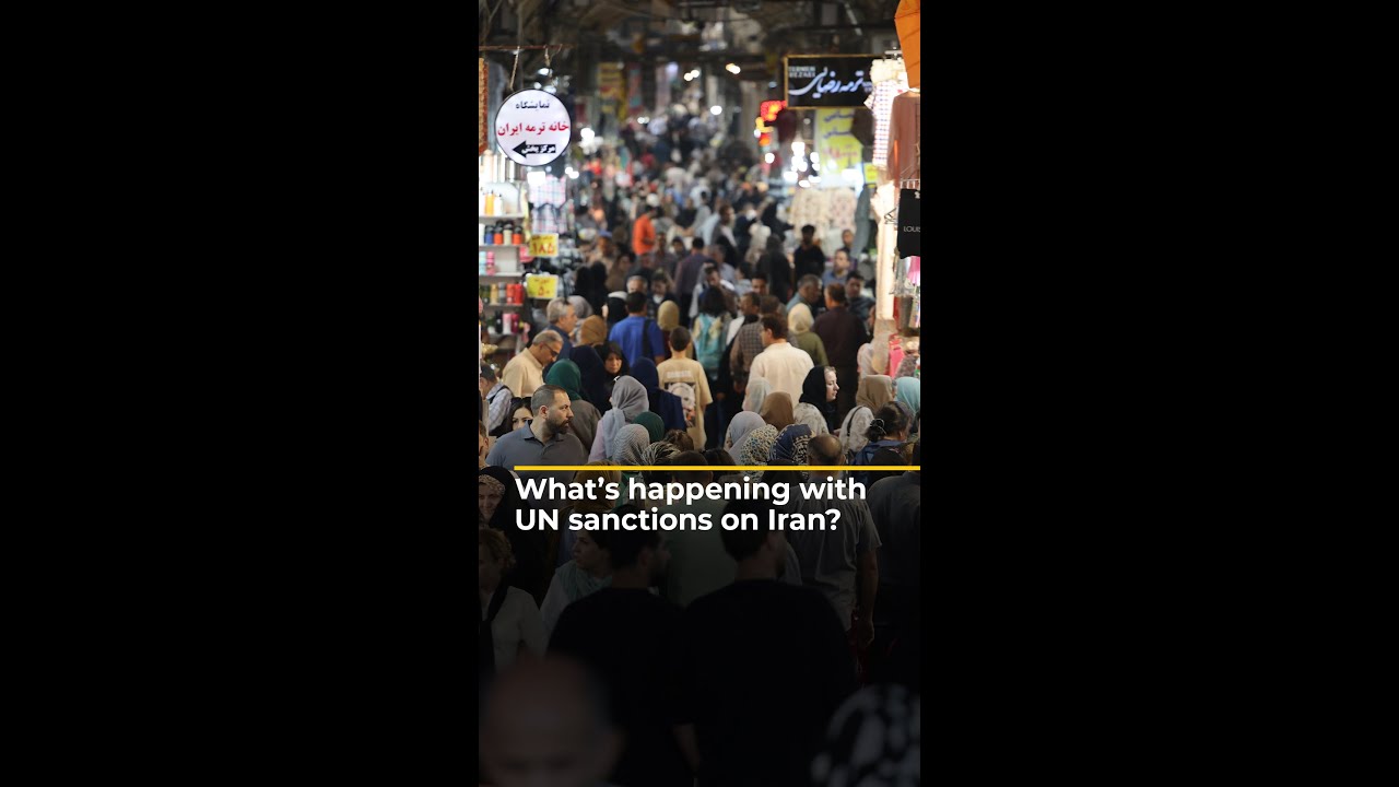 Iran slams ‘illegal’ vote as UN reimposes decade-old sanctions | AJ #shorts – YouTube
