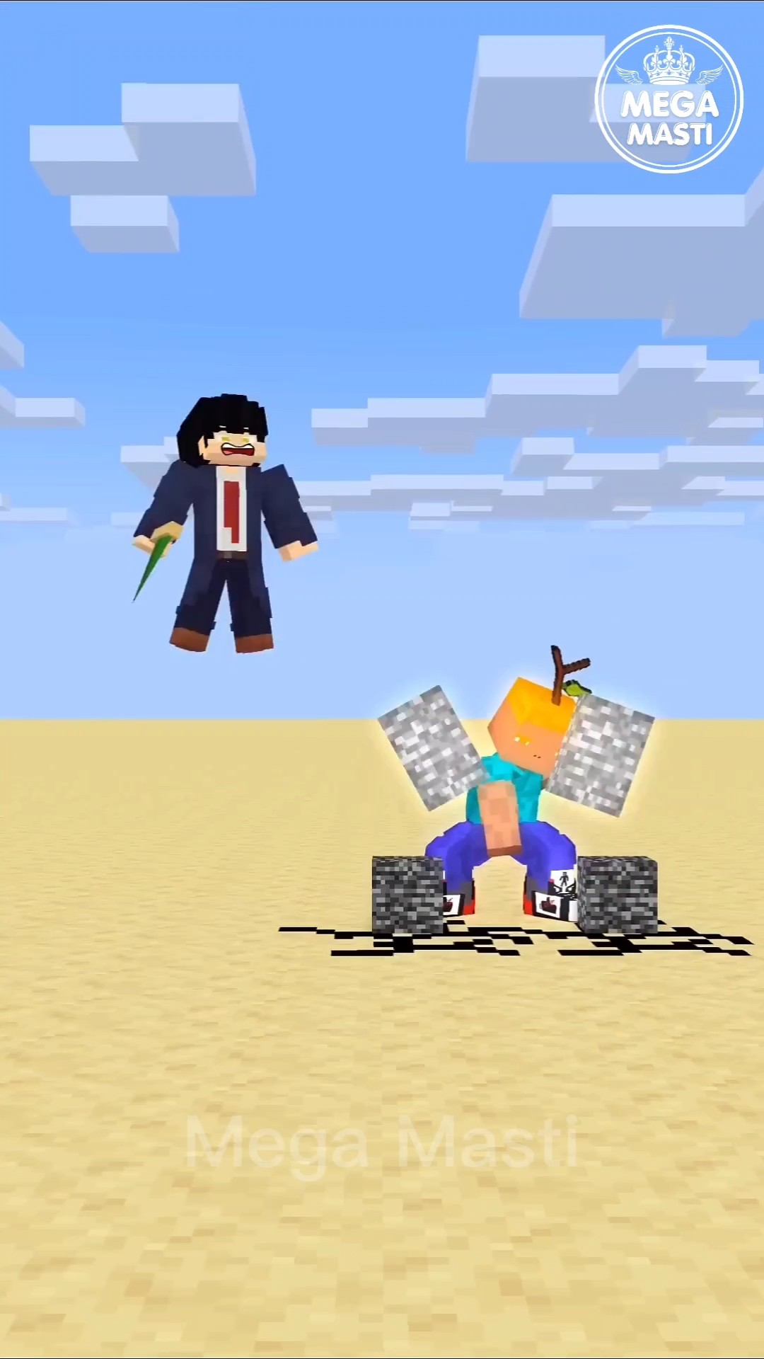 Herobrine’s Punch Sends Leader to Space😱|credit by@oreETV|#minecraft #shorts – YouTube