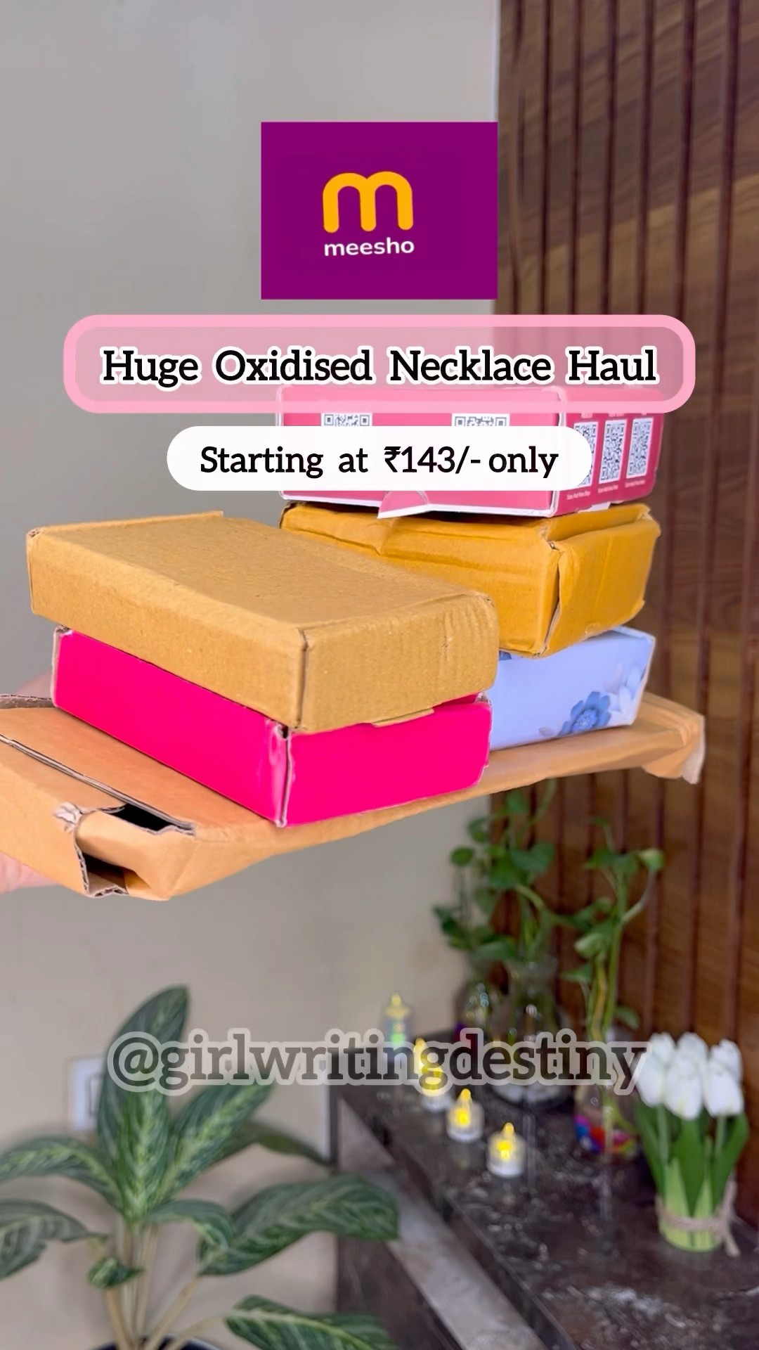Meesho Oxidised Necklace Haul | Meesho Oxidised Jewellery Haul #meesho #unboxing #shorts #jewellery – YouTube