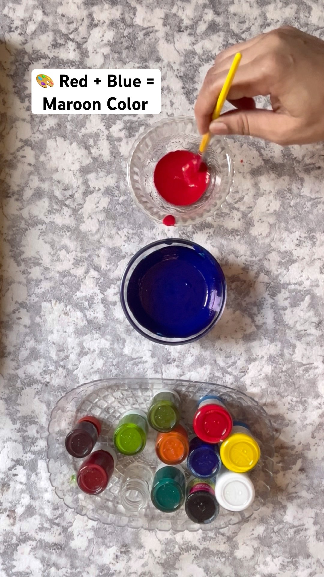 ✨ DIY Maroon Color Mixing | Fabric Design #youtubeshorts #shorts – YouTube