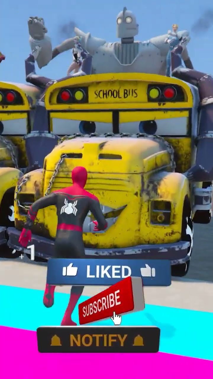 Spider-Man Smashing Iron Man, Harley Quinn, and Human Torch #shorts  #viral #fyp – YouTube
