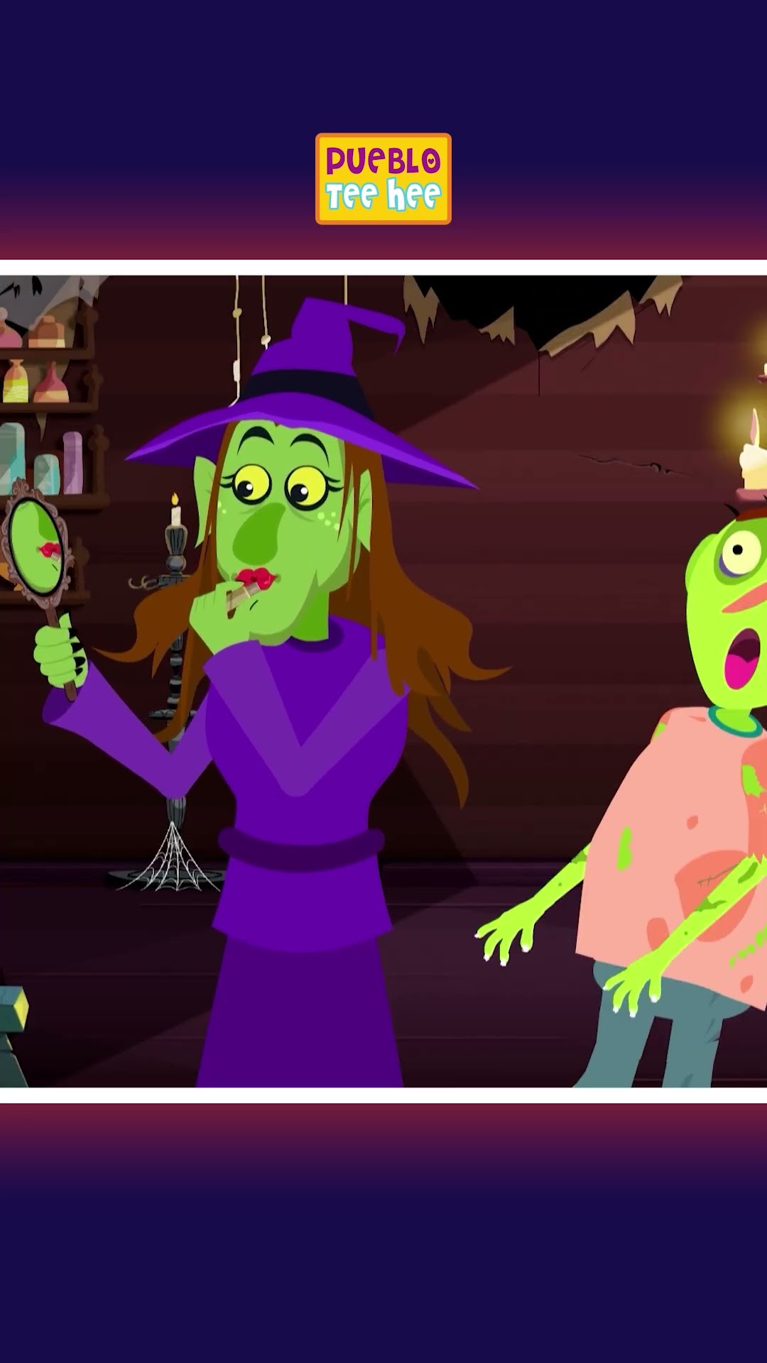 💀Dos esqueletos traviesos caen de la cama #shorts #halloween #halloween2025 #puebloteehee – YouTube