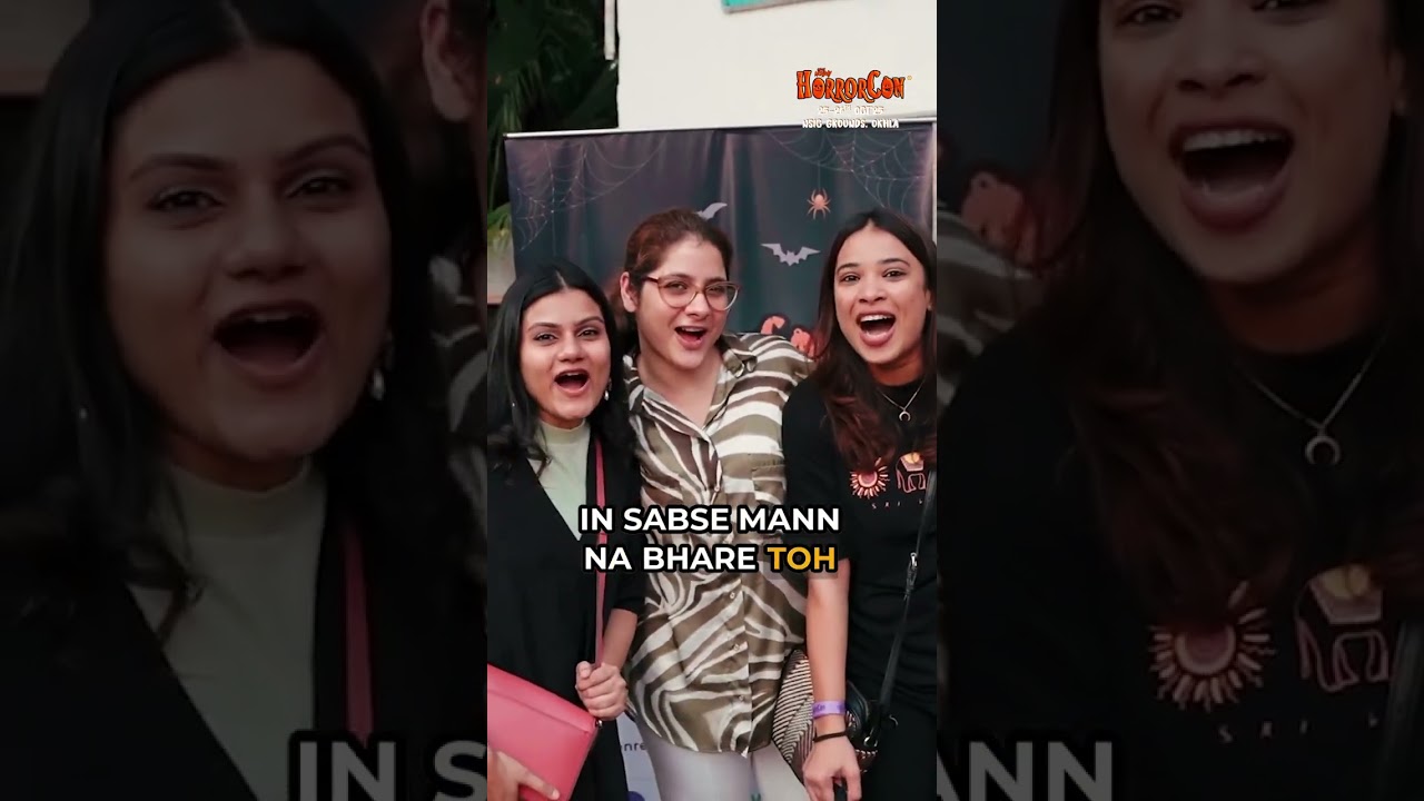 India’s Biggest Halloween Party is Here!! #shorts #horrorcon #paradox #suhanishah – YouTube
