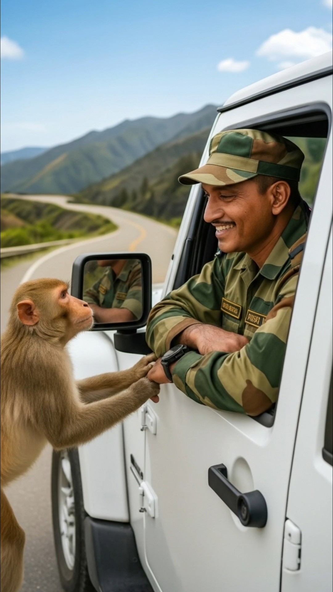 Animal Warning to People, Monkey Saves Two Lives #monkey #rescue #animals #shorts – YouTube