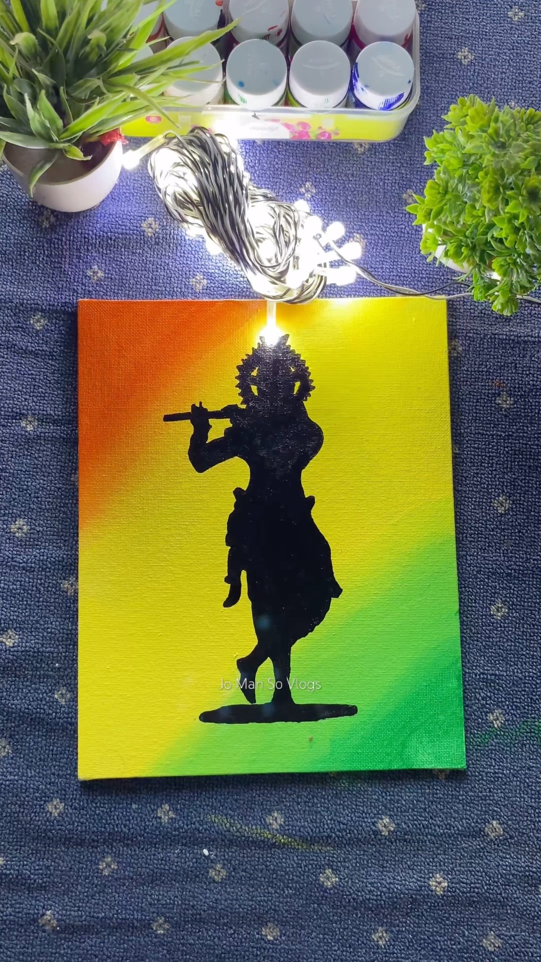 Krishna And 🪔 Diwali #shorts #krishna #paint #trending #jomansovlogs – YouTube