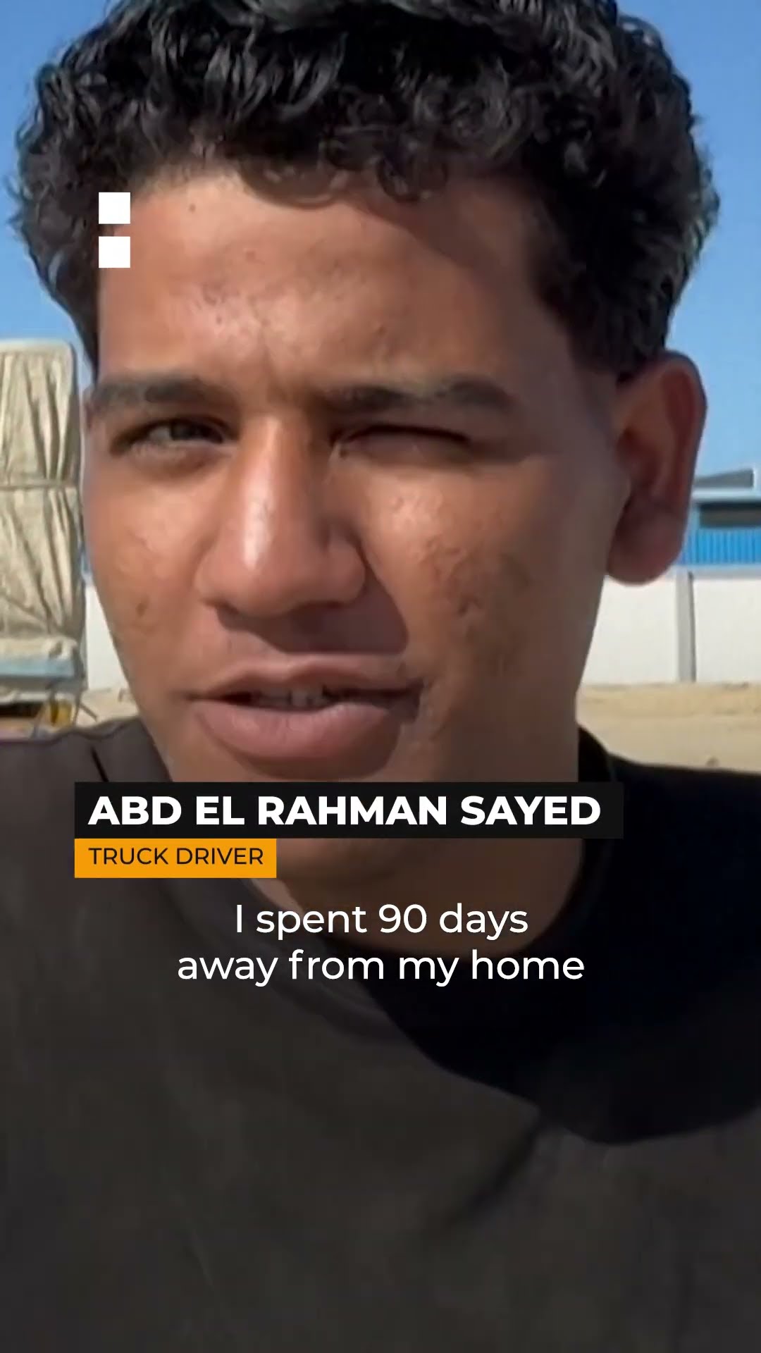 Truck drivers anxiously await Gaza border opening to deliver aid | AJ #shorts – YouTube