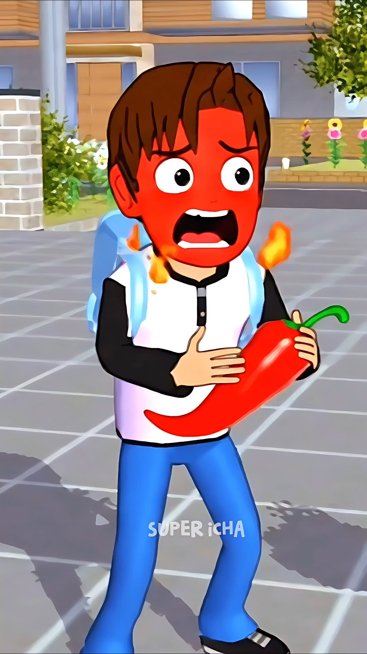 Chili Challenge: Yuta Mio's Spicy #shorts #sakuraschoolsimulator – YouTube