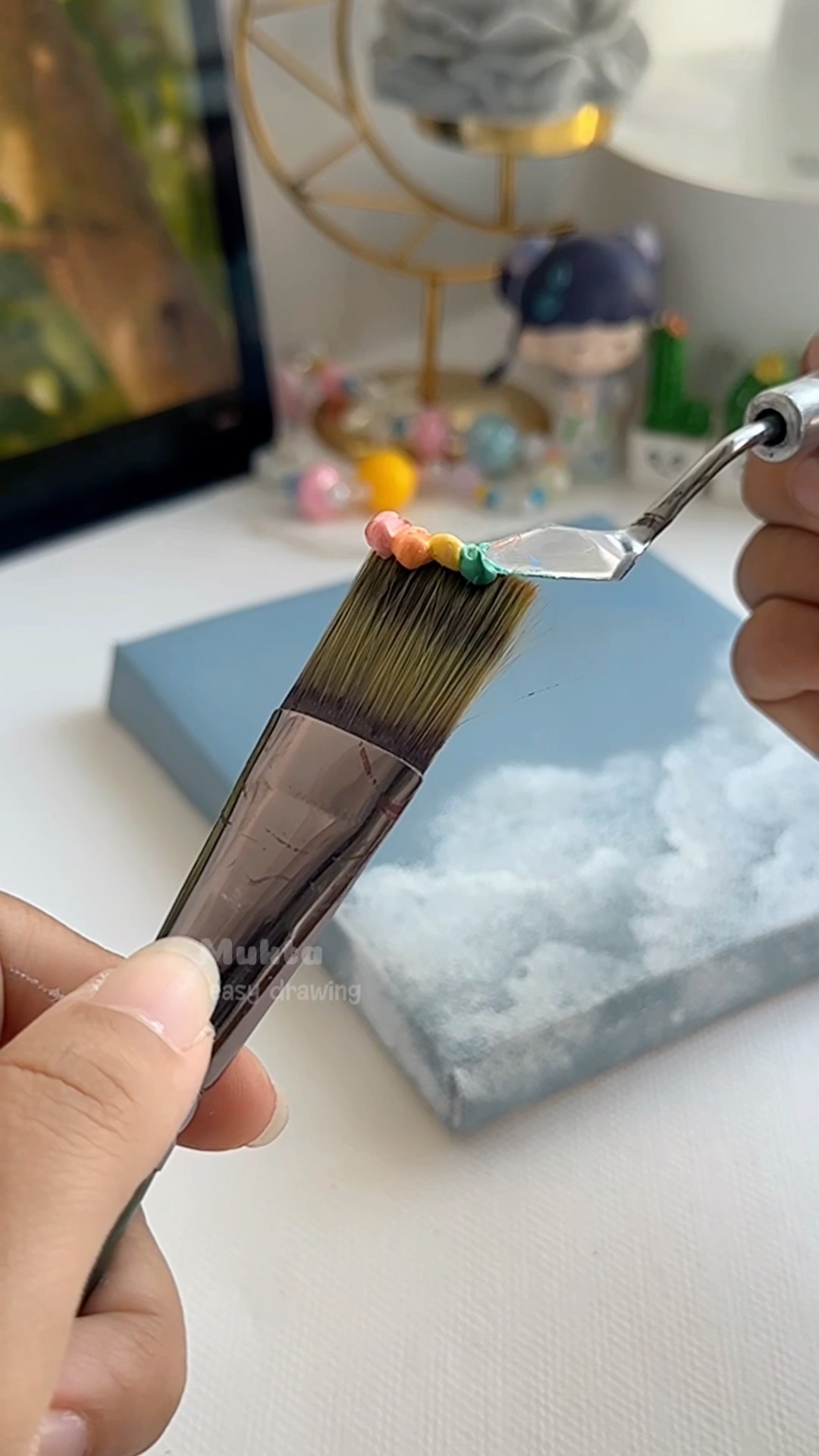 Paint with me 🌈✨ #shorts #art #painting #muktaeasydrawing #youtubeshorts – YouTube