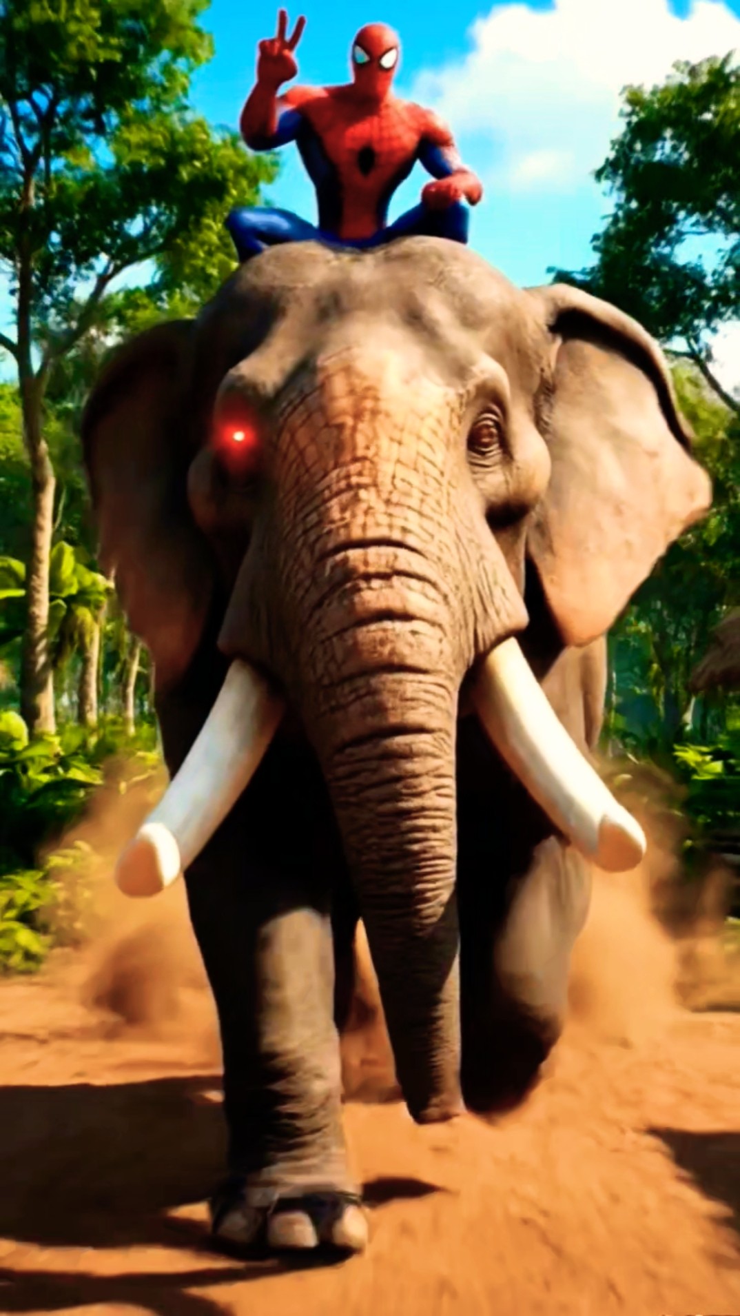 Spider-Man gives his mother an Elephant 🐘 #shorts #spiderman #ankivideos #ai – YouTube