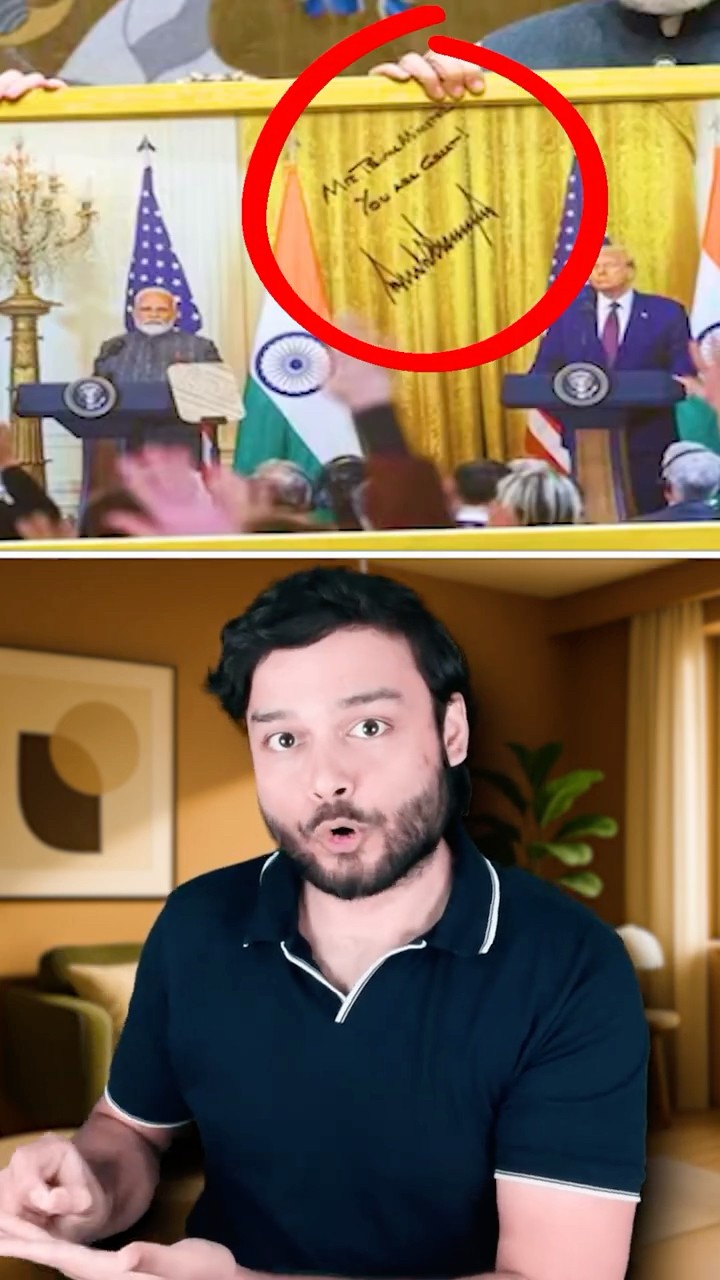 PM MODI Received SECRET LETTER From Trump – See This #shorts – YouTube